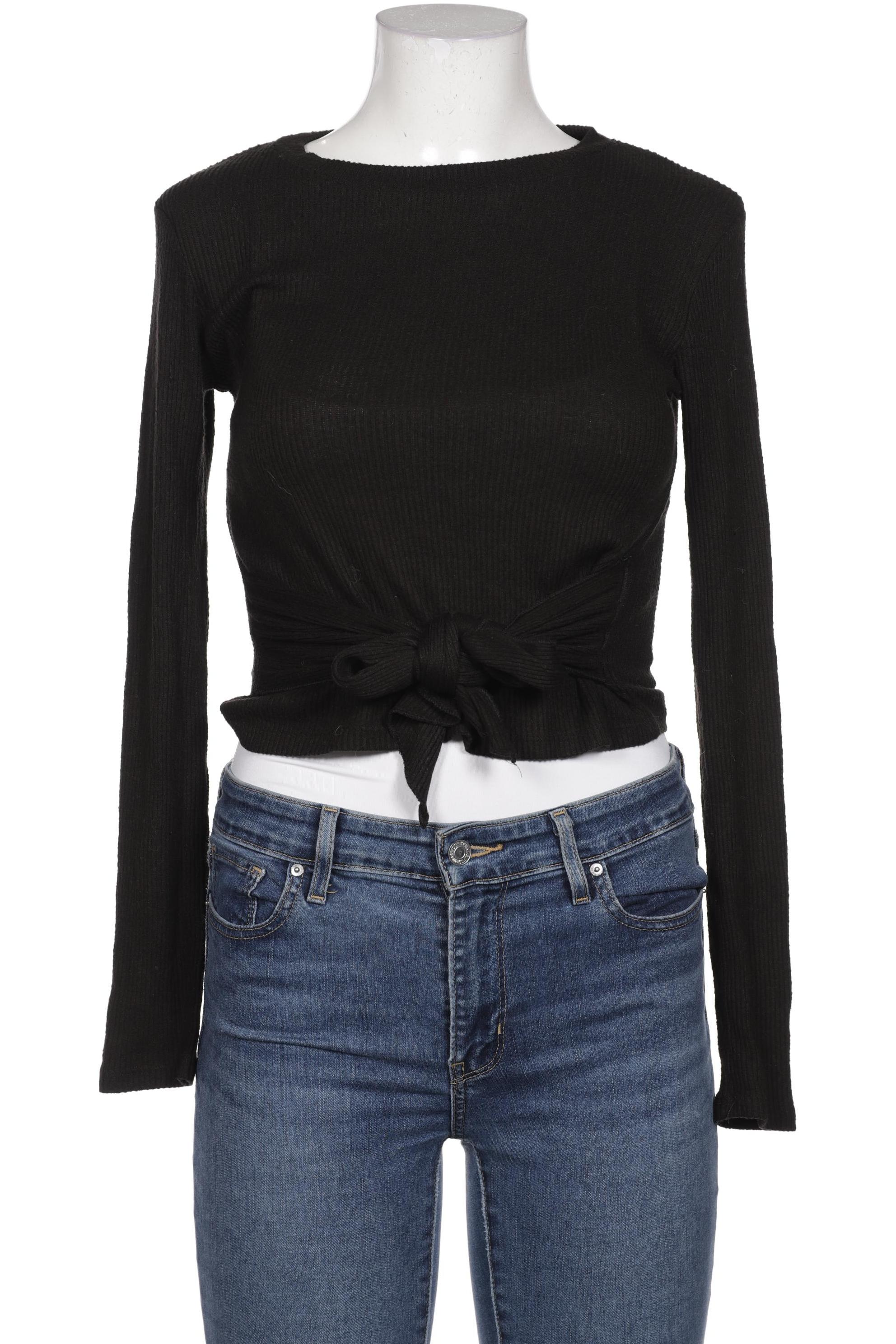 

ZARA Damen Langarmshirt, schwarz