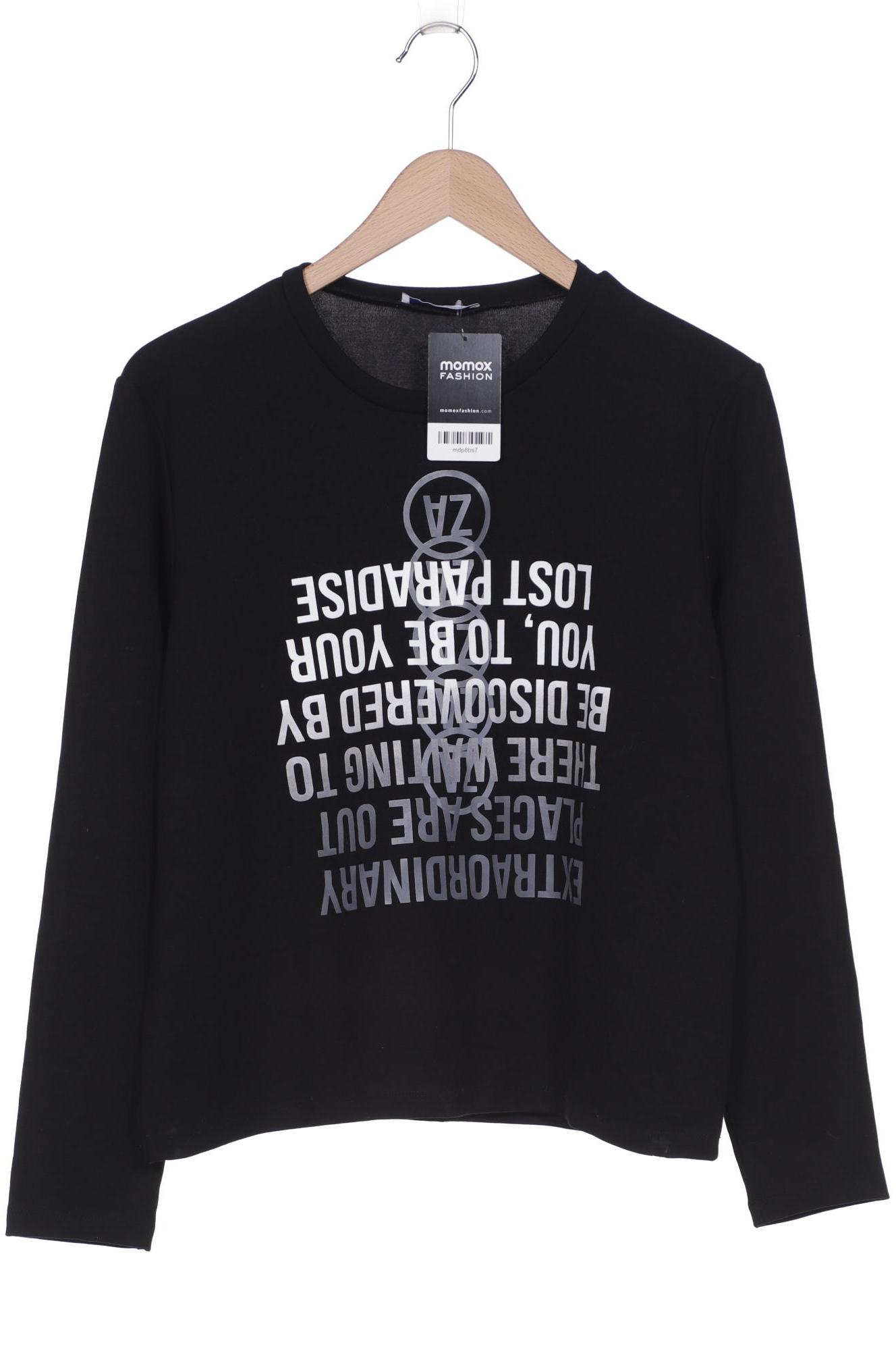 

ZARA Damen Langarmshirt, schwarz