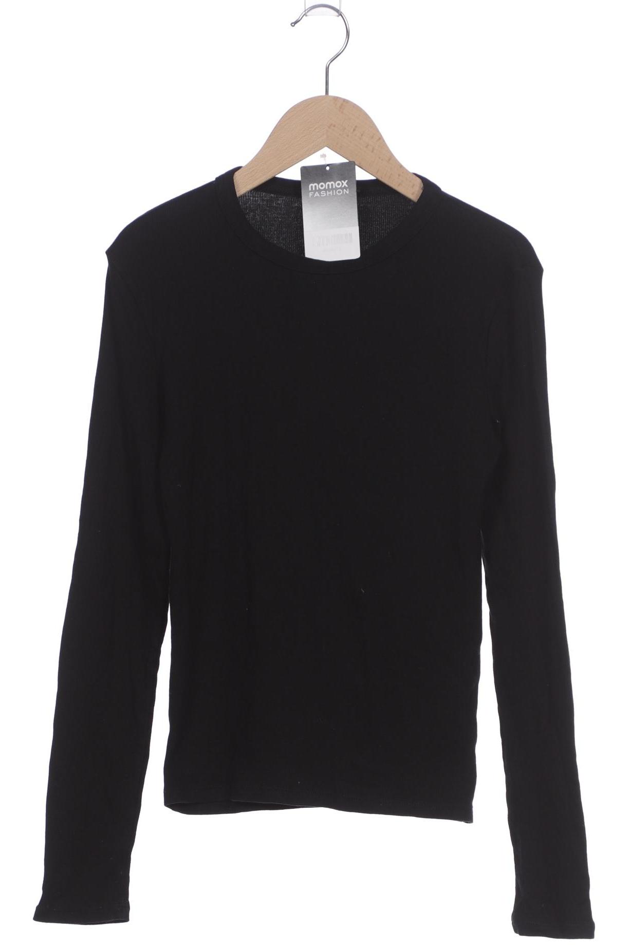 

Zara Damen Langarmshirt, schwarz, Gr. 36