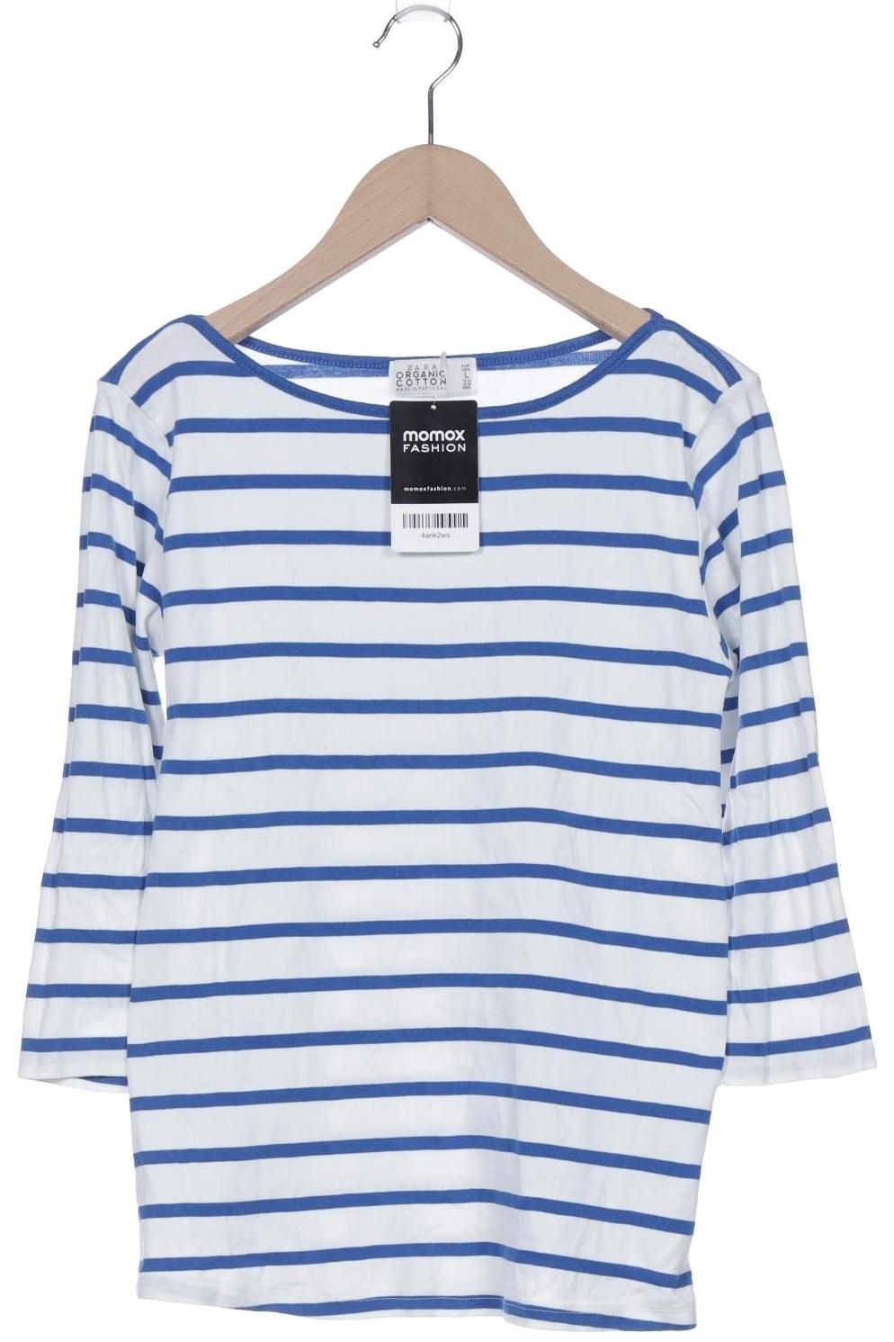 

Zara Damen Langarmshirt, blau, Gr. 42