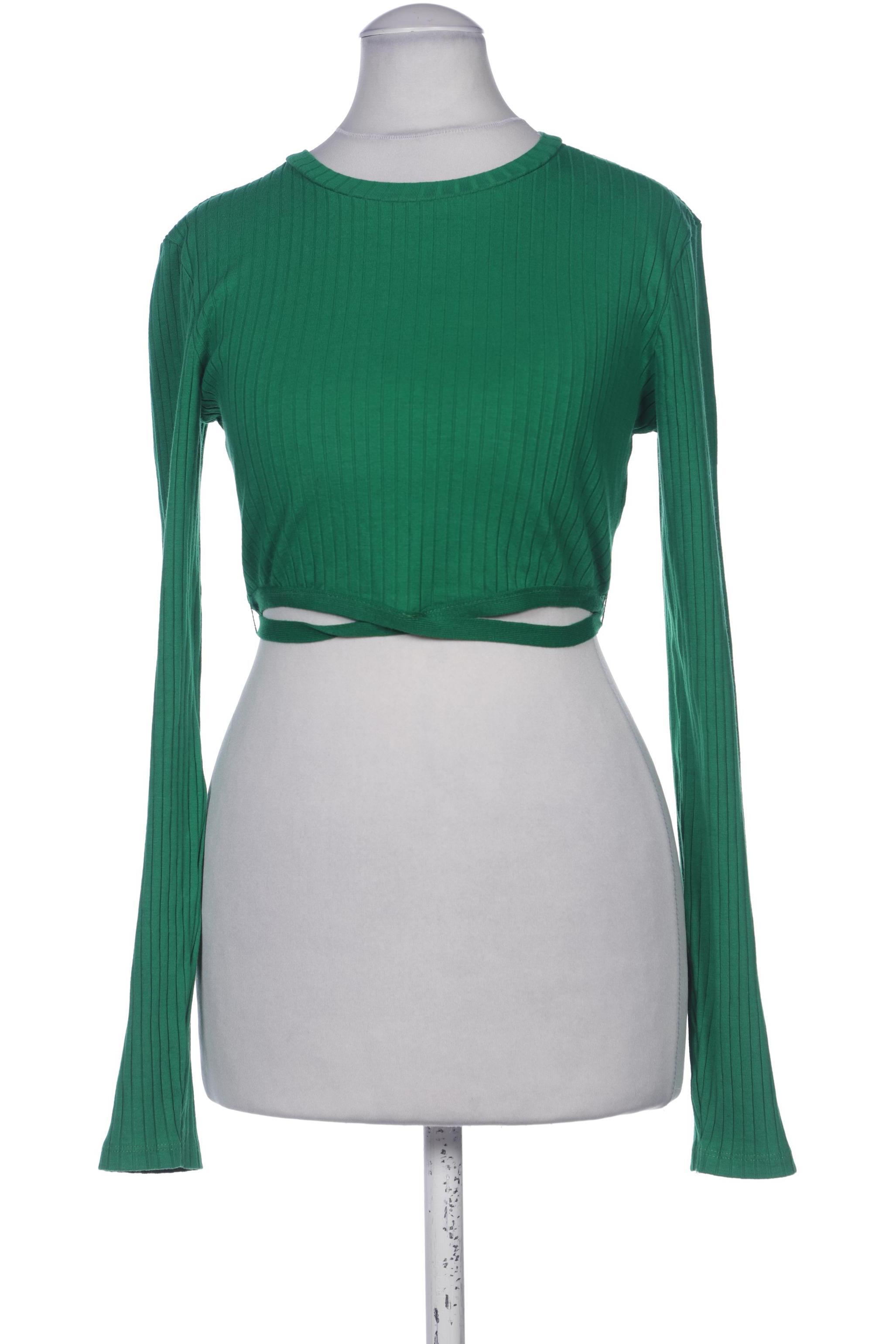 

Zara Damen Langarmshirt, grün, Gr. 36