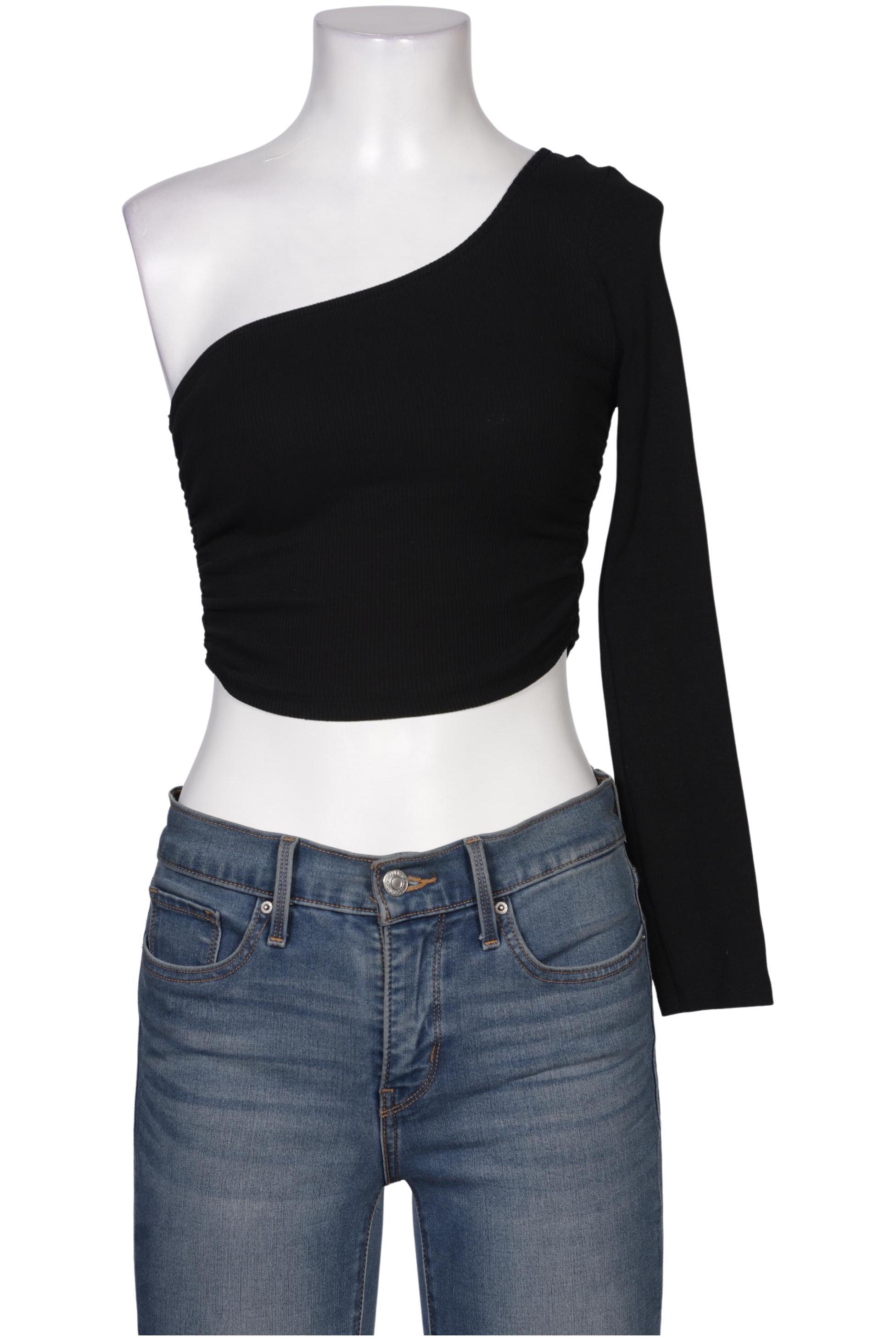 

Zara Damen Langarmshirt, schwarz, Gr. 36