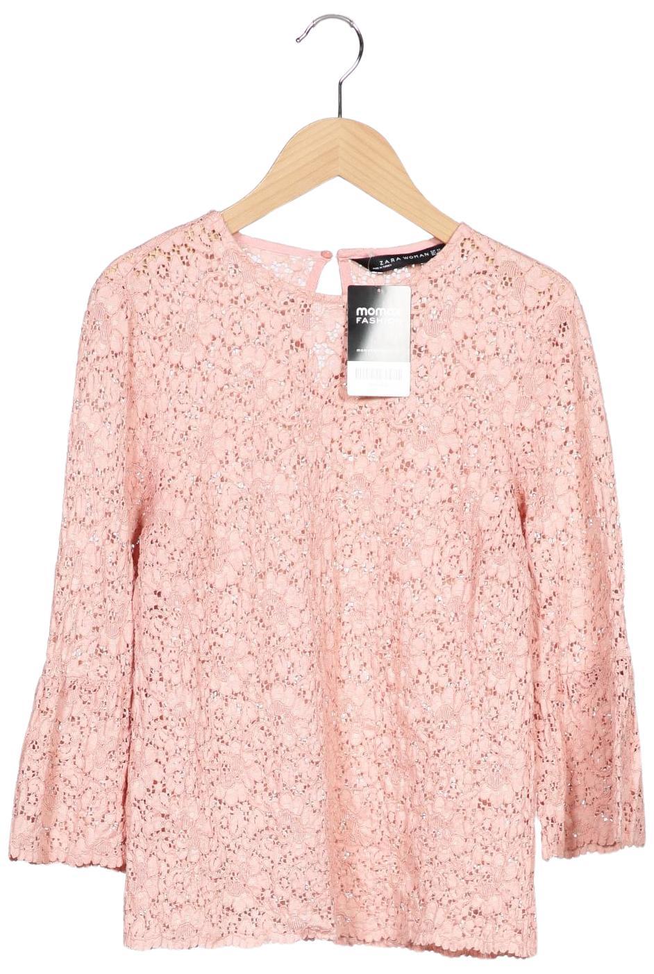 

Zara Damen Langarmshirt, pink, Gr. 34