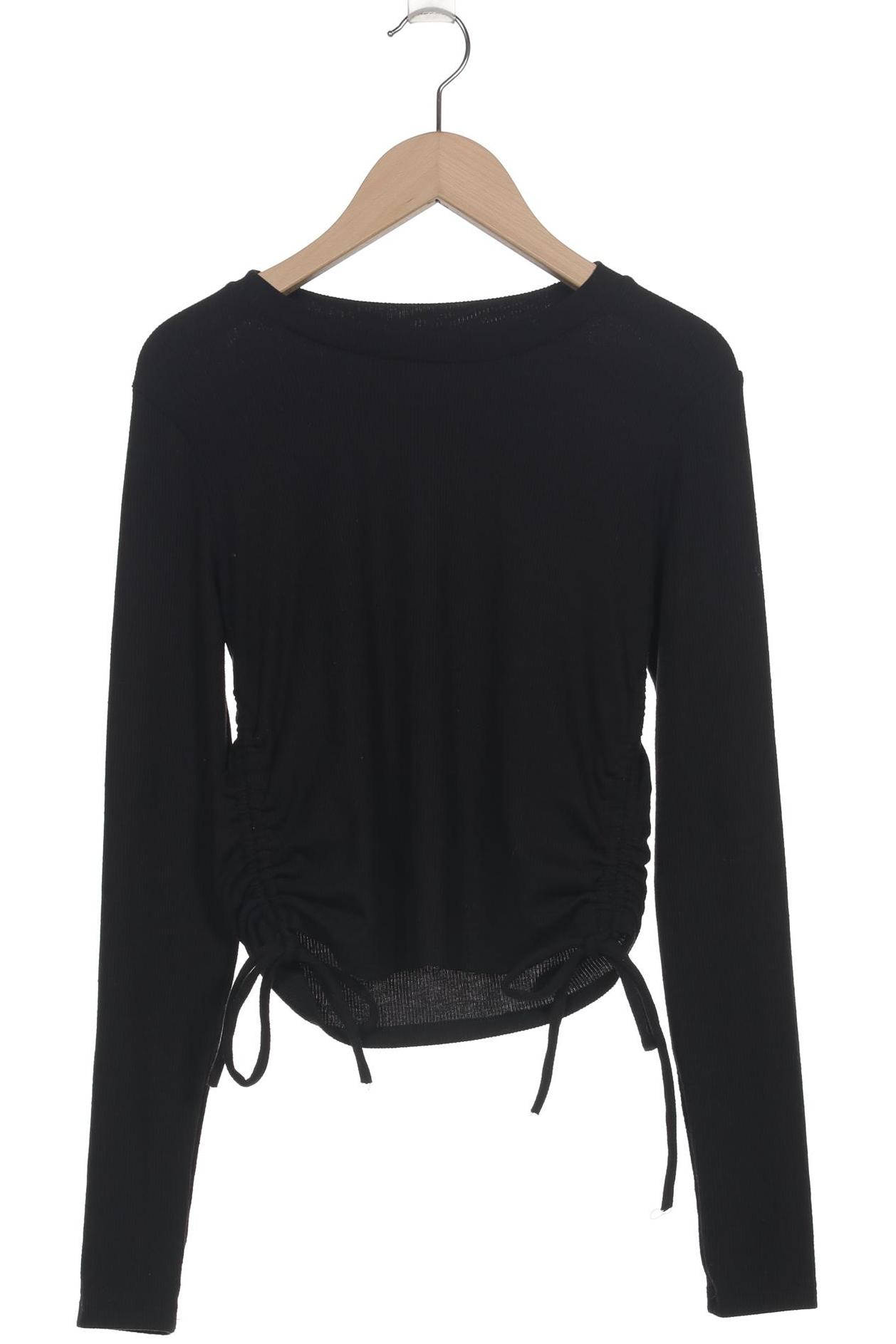 

Zara Damen Langarmshirt, schwarz, Gr. 38