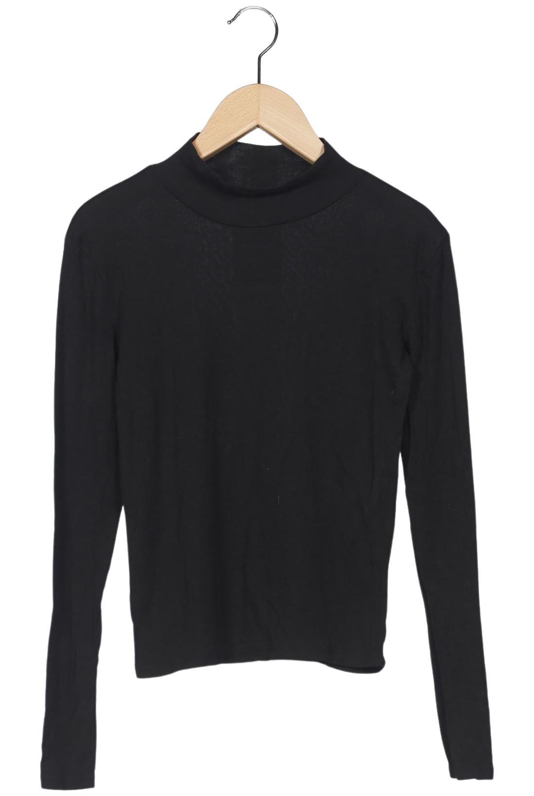 

Zara Damen Langarmshirt, schwarz, Gr. 38