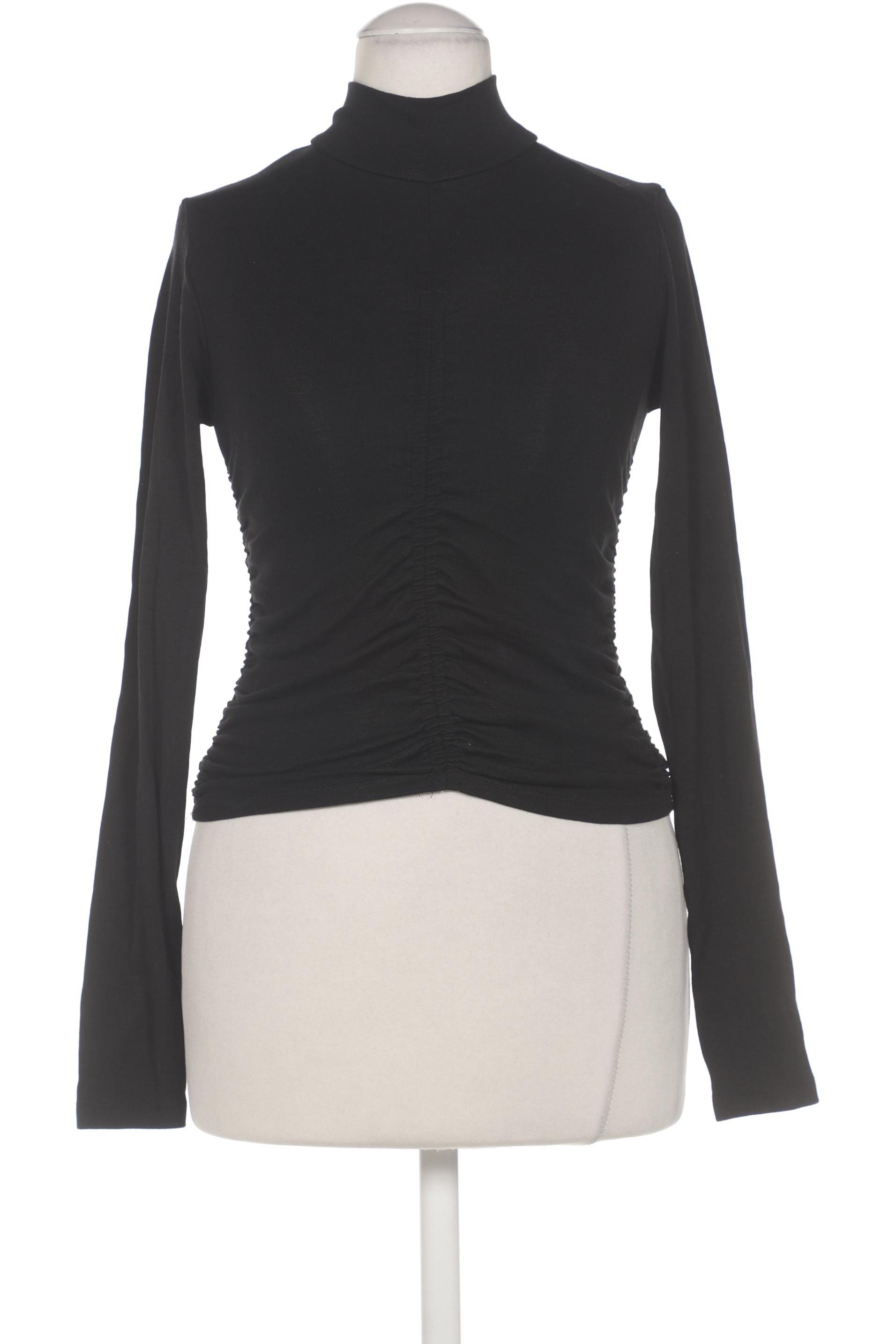 

Zara Damen Langarmshirt, schwarz, Gr. 36