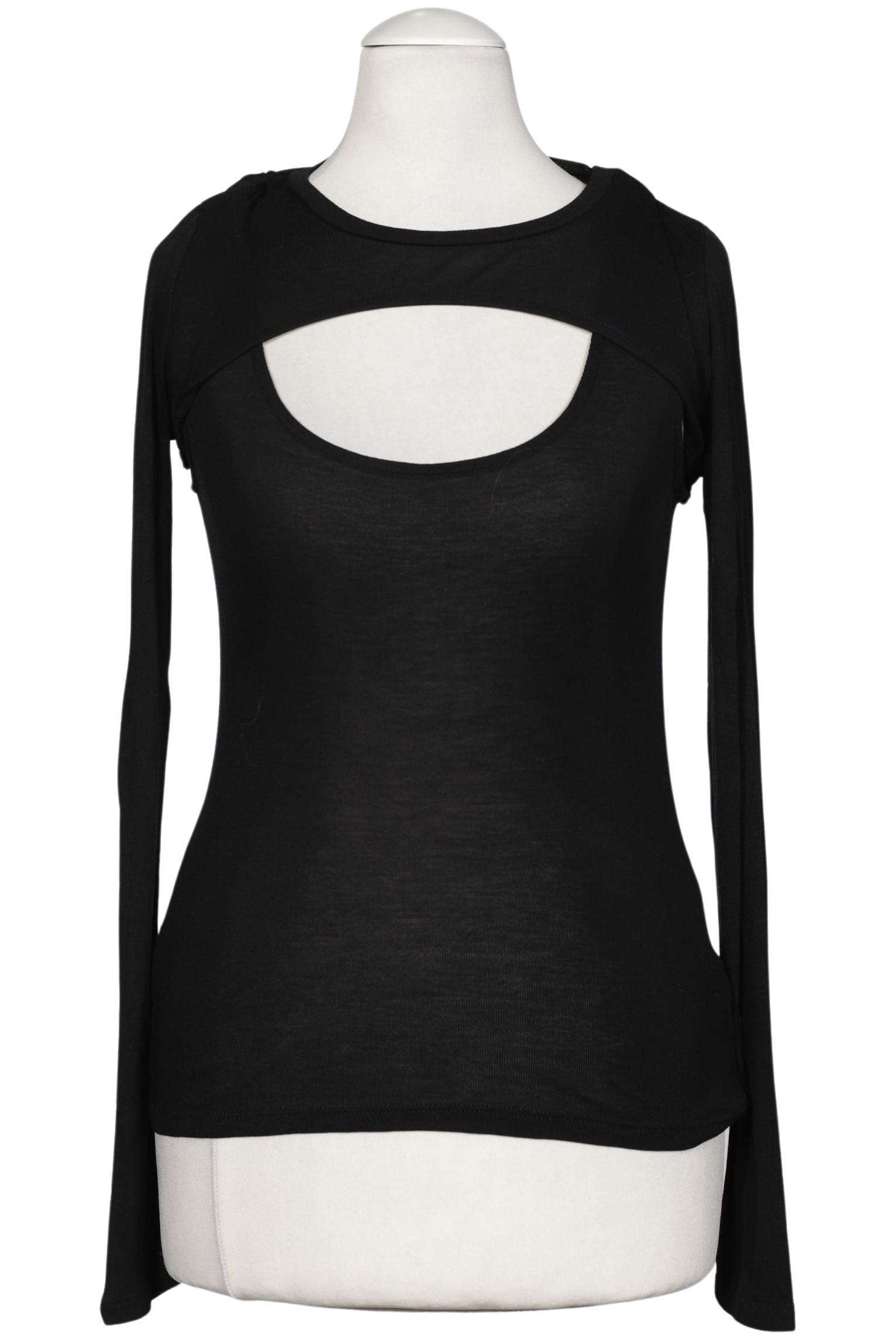 

Zara Damen Langarmshirt, schwarz, Gr. 36