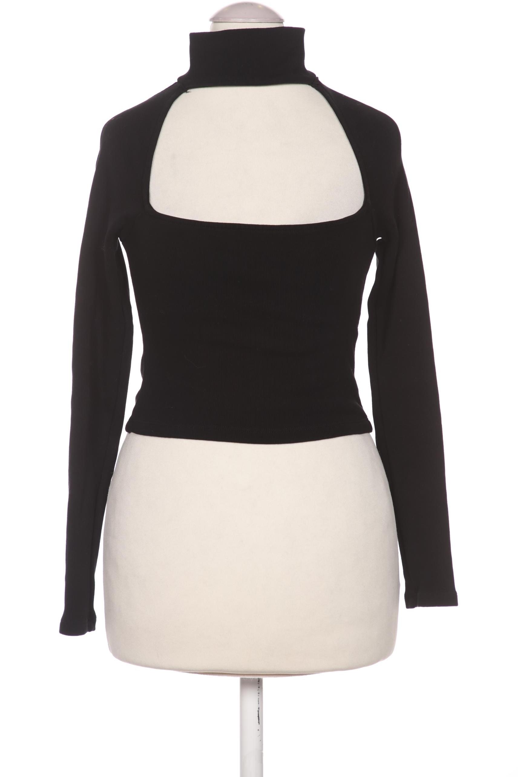 

Zara Damen Langarmshirt, schwarz, Gr. 36