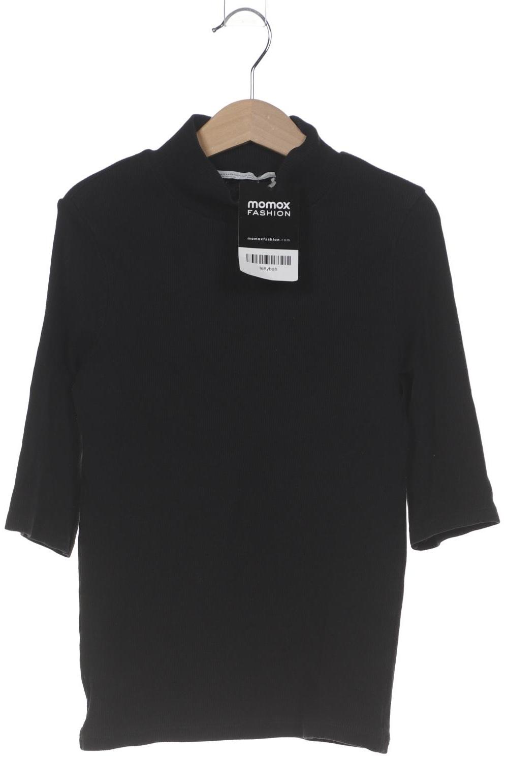 

Zara Damen Langarmshirt, schwarz, Gr. 36