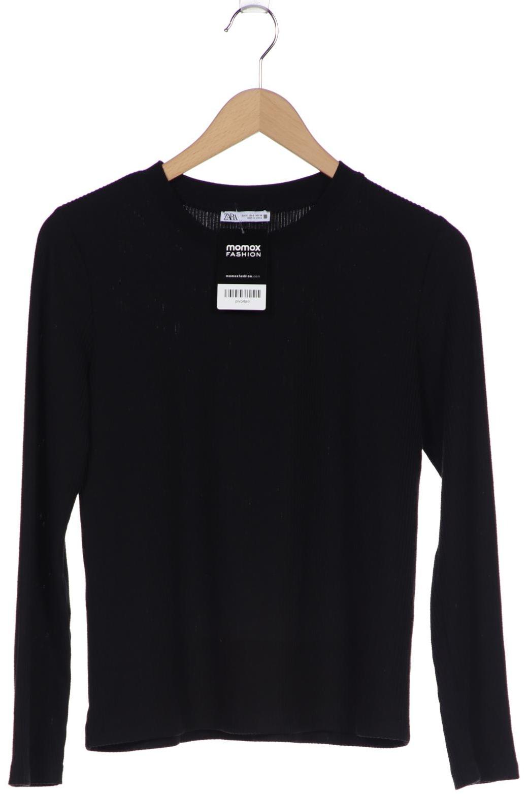 

ZARA Damen Langarmshirt, schwarz