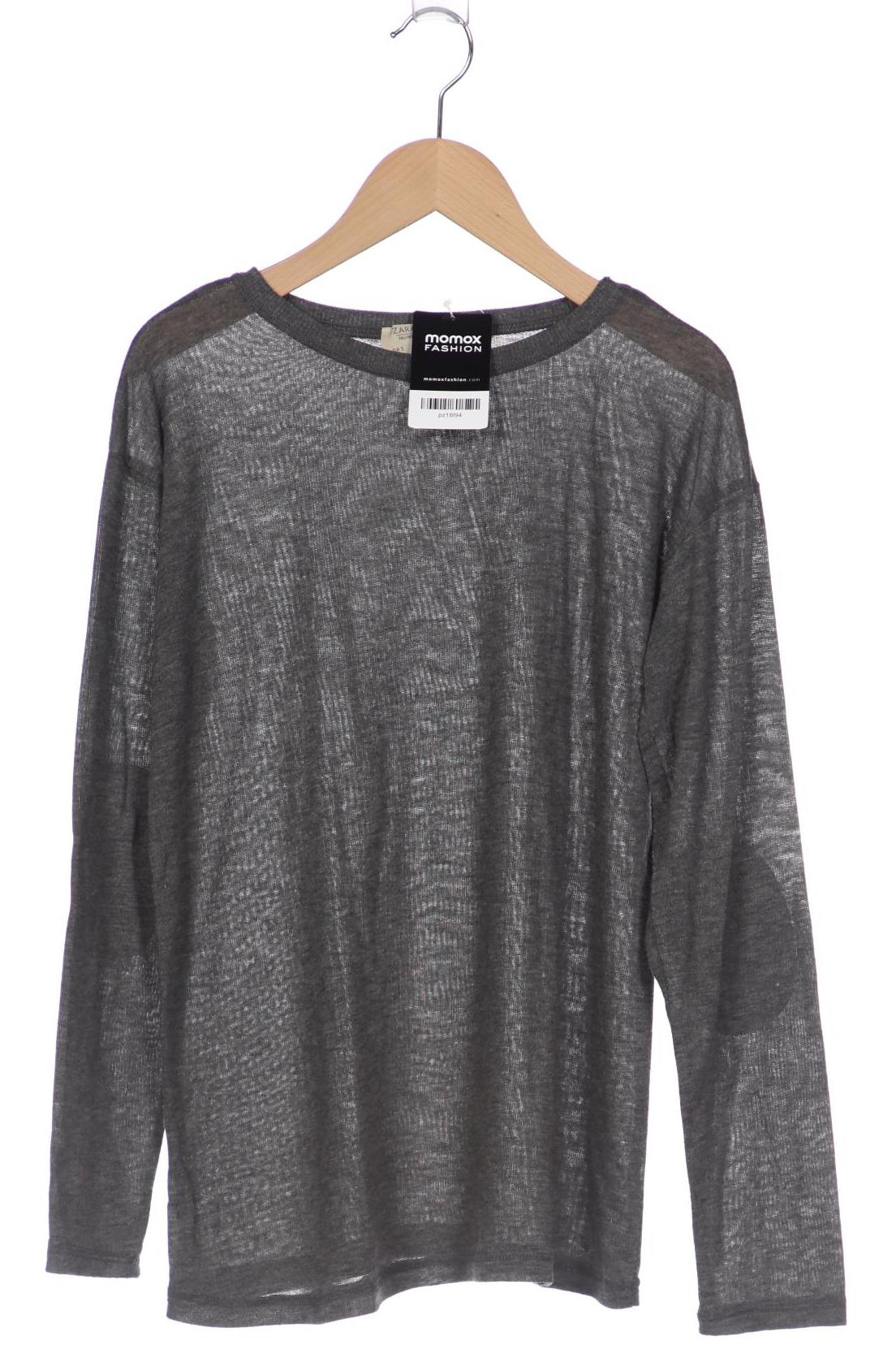 

ZARA Damen Langarmshirt, grau
