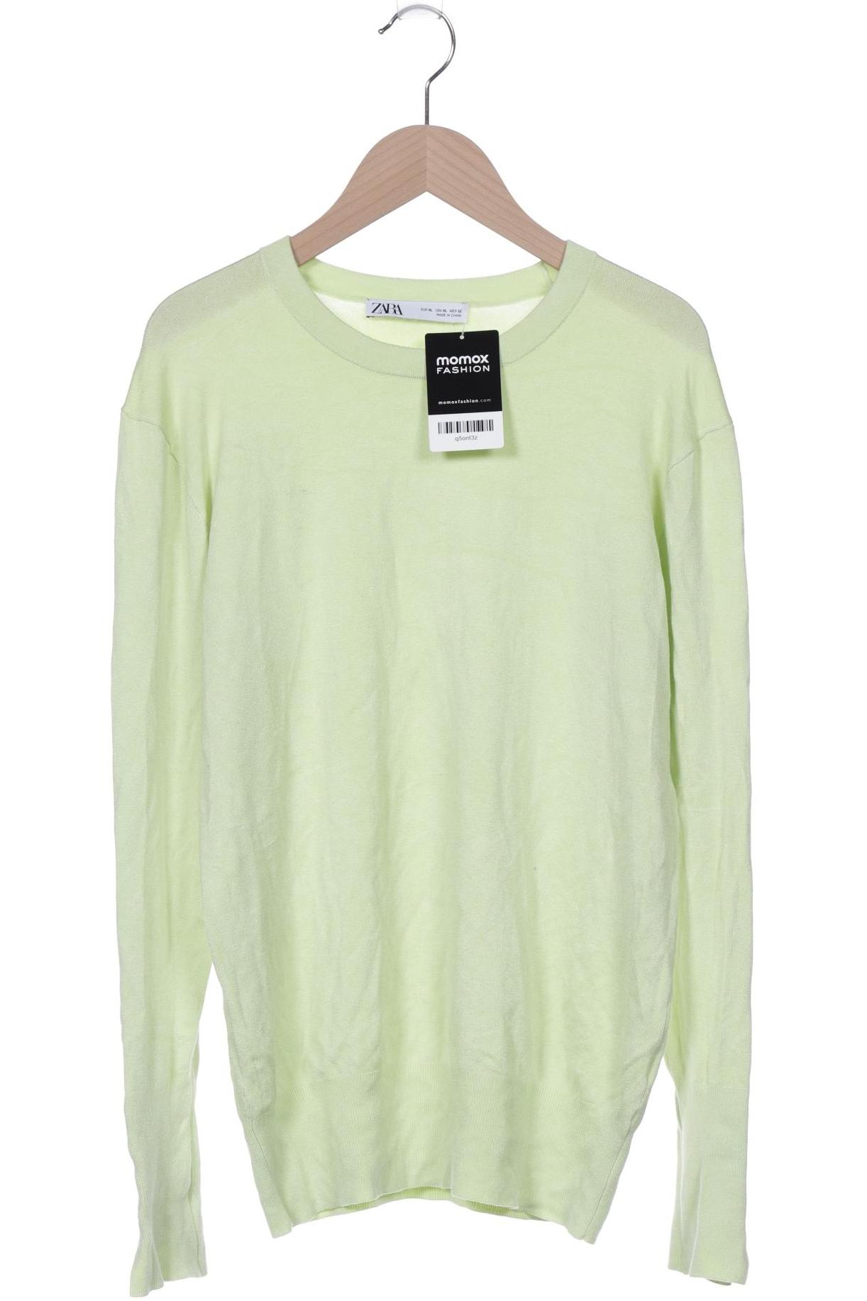 

Zara Damen Langarmshirt, grün, Gr. 44