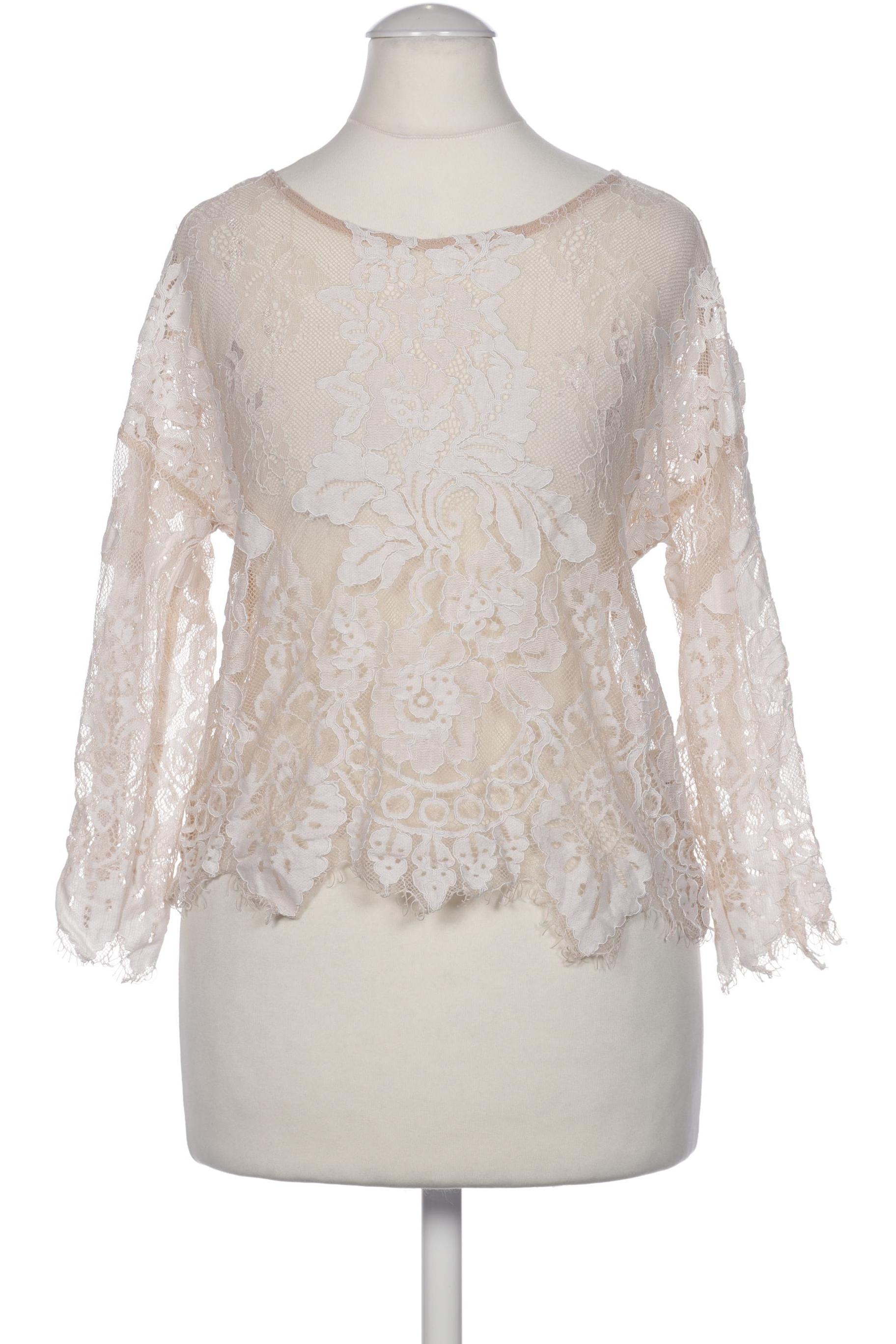 

Zara Damen Langarmshirt, beige, Gr. 36