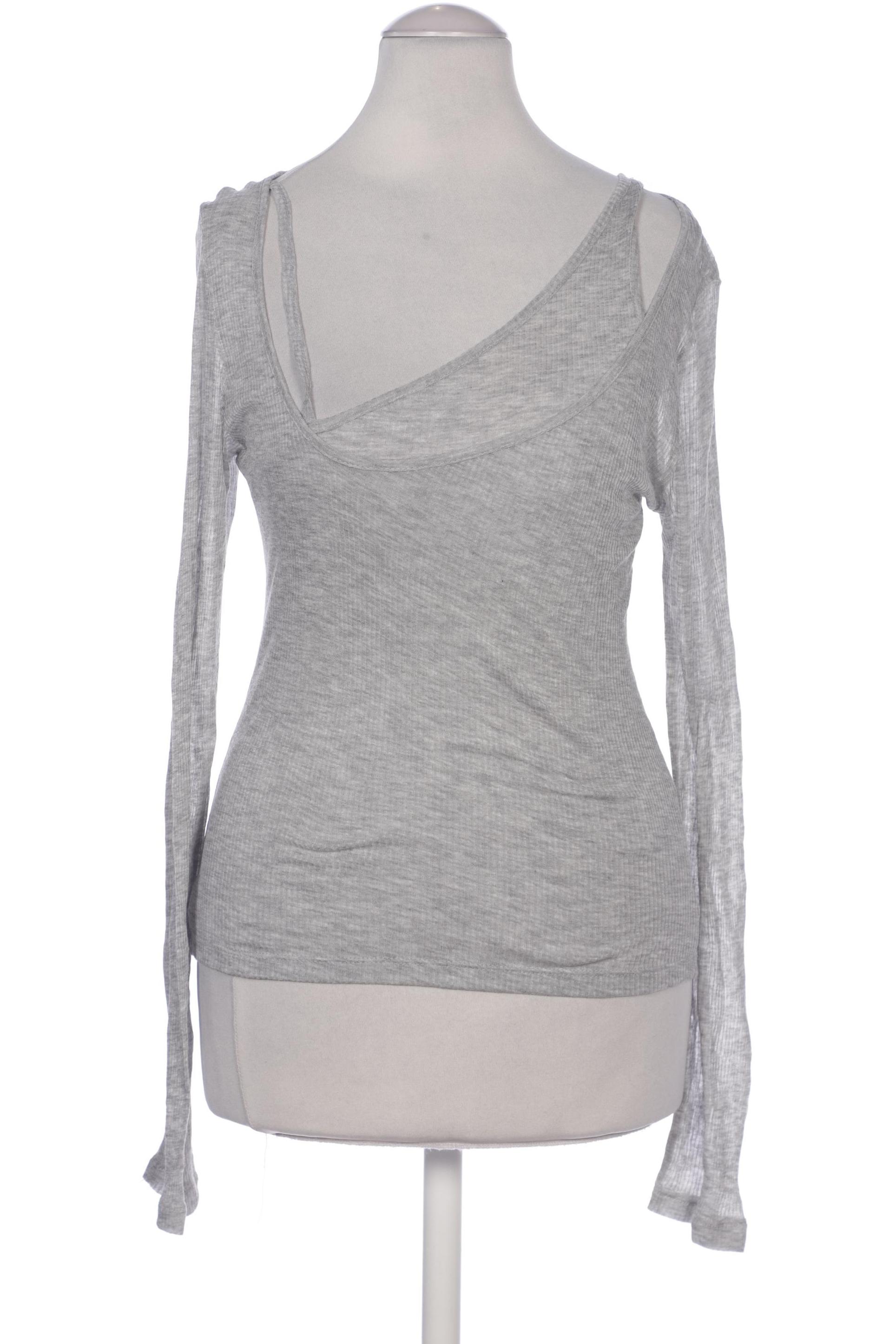 

Zara Damen Langarmshirt, grau, Gr. 36