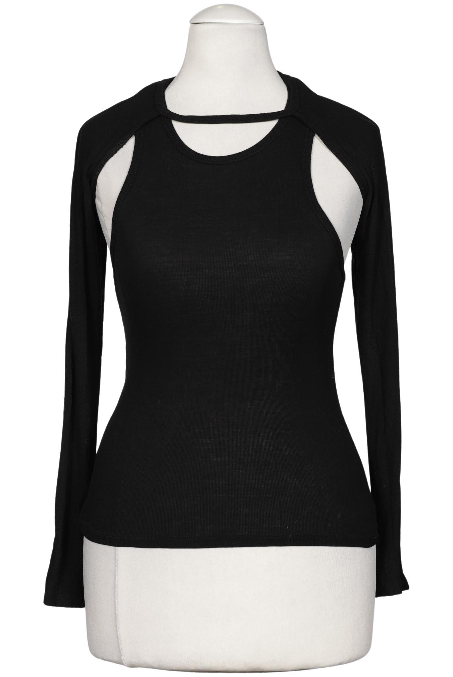 

Zara Damen Langarmshirt, schwarz, Gr. 36