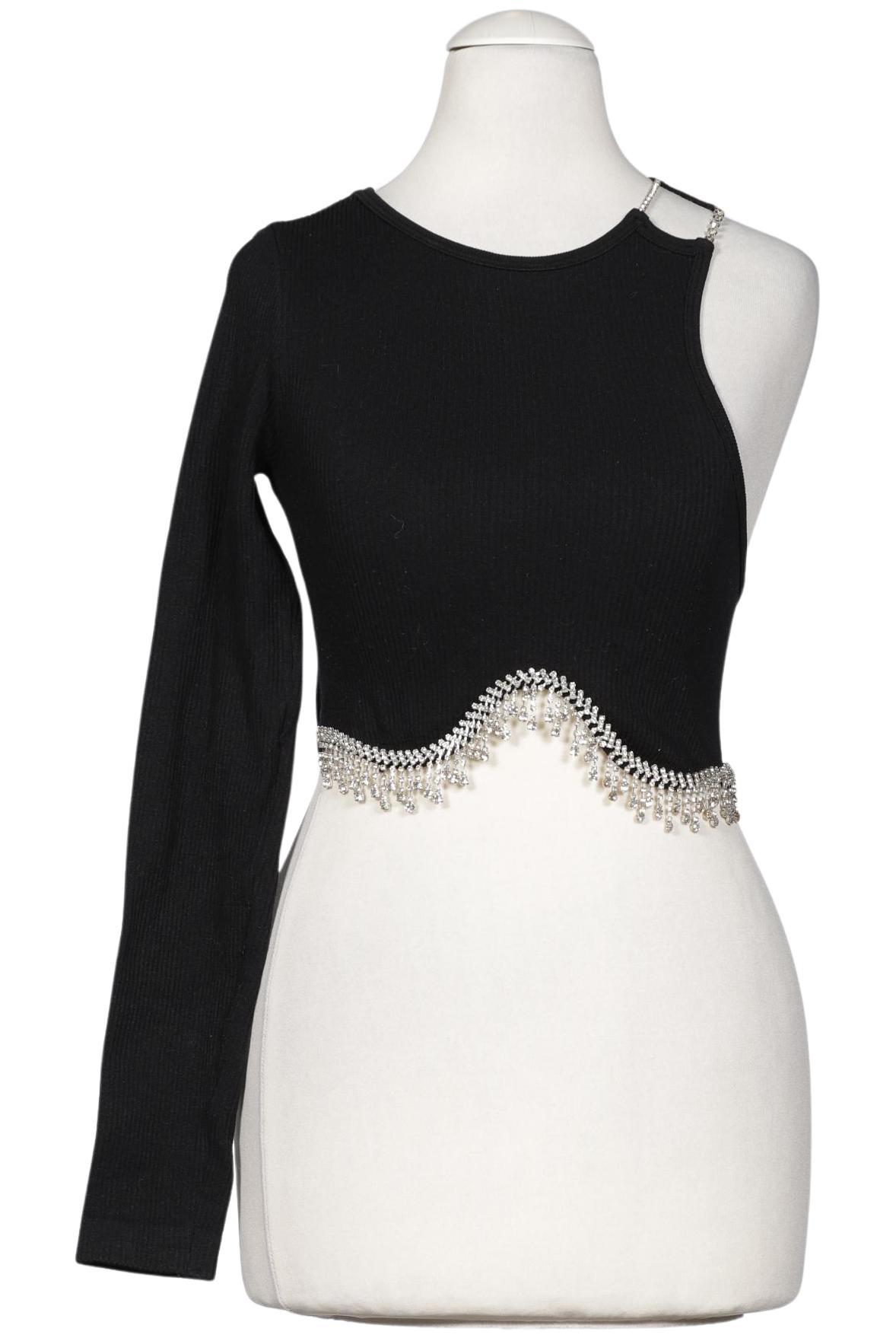 

Zara Damen Langarmshirt, schwarz, Gr. 34