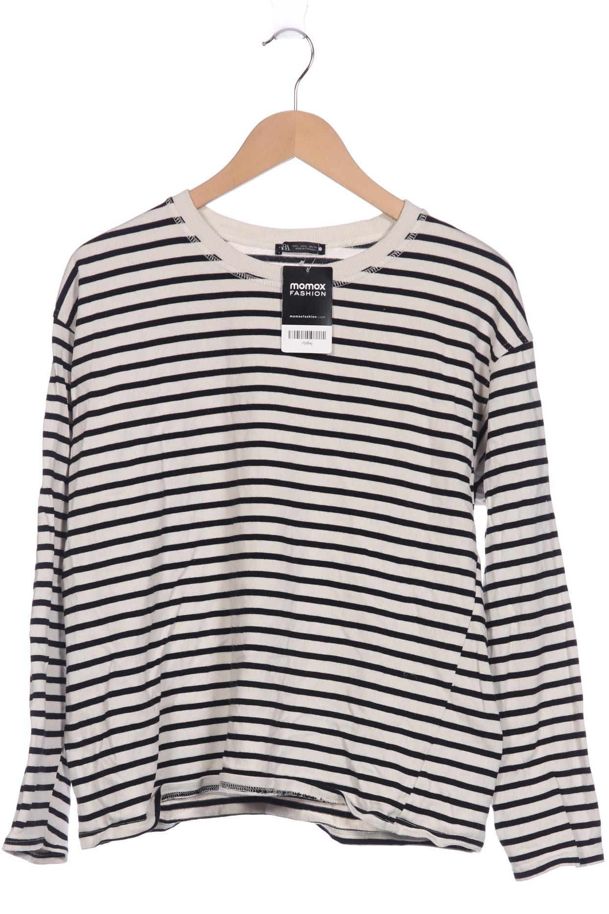 

Zara Damen Langarmshirt, weiß, Gr. 42