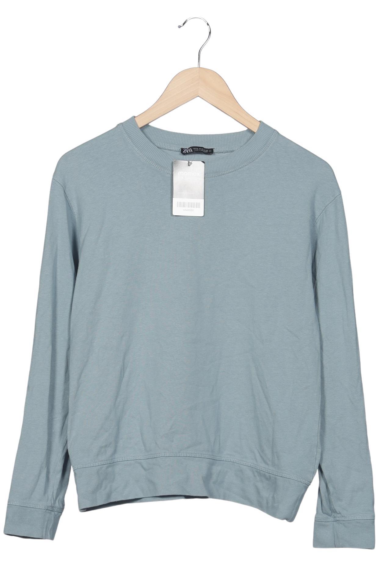 

Zara Damen Langarmshirt, hellblau, Gr. 38