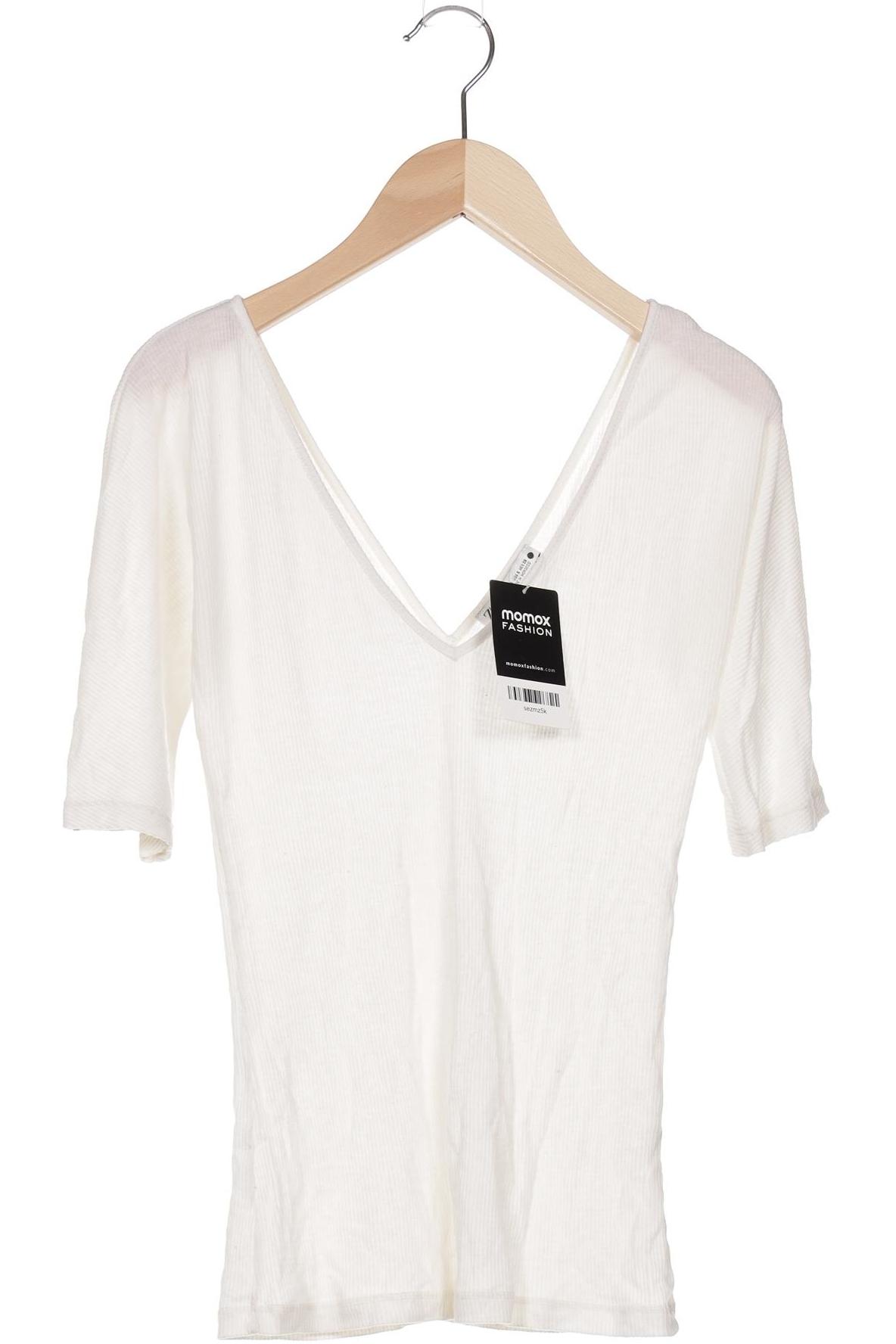 

Zara Damen Langarmshirt, cremeweiß, Gr. 36
