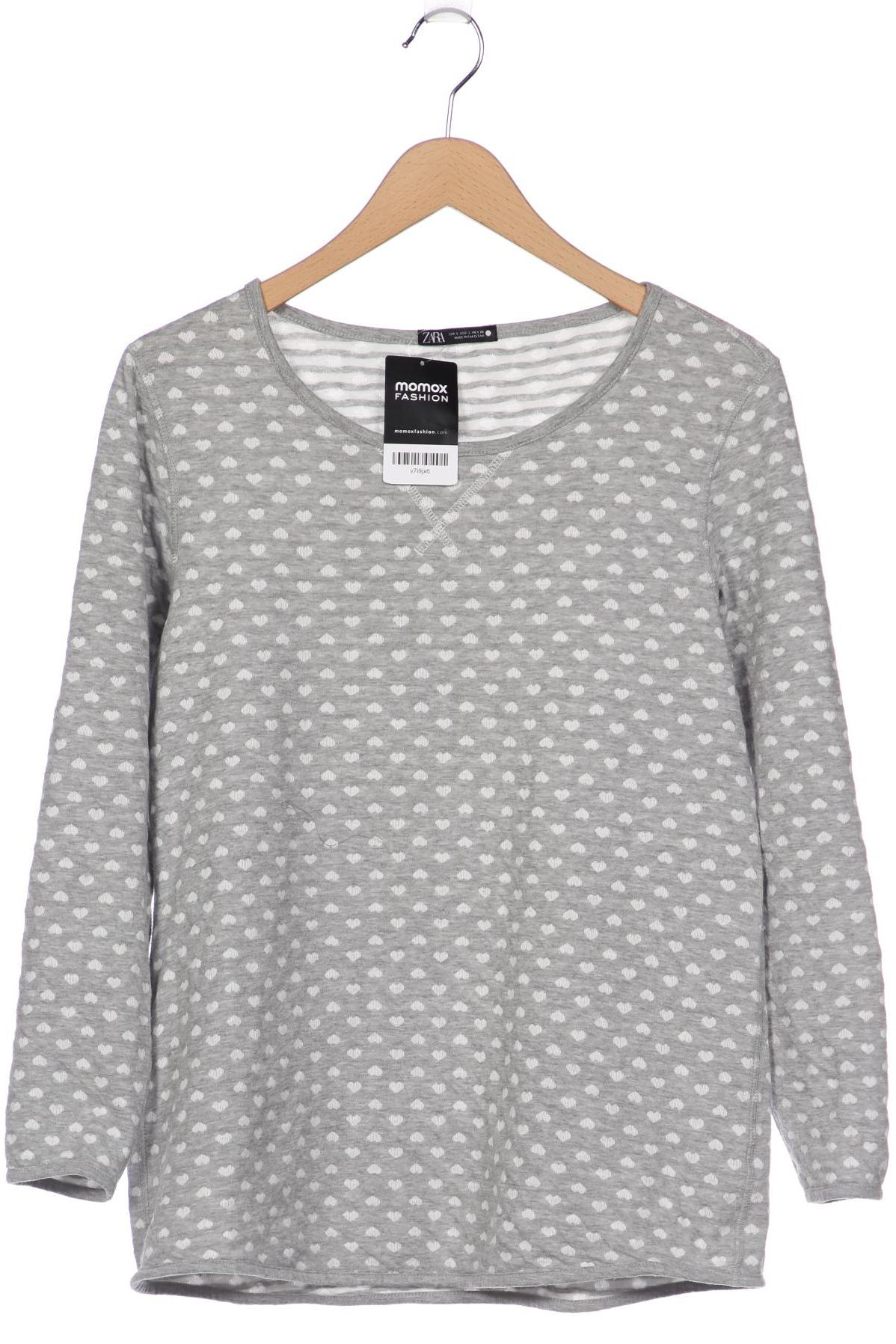 

ZARA Damen Langarmshirt, grau