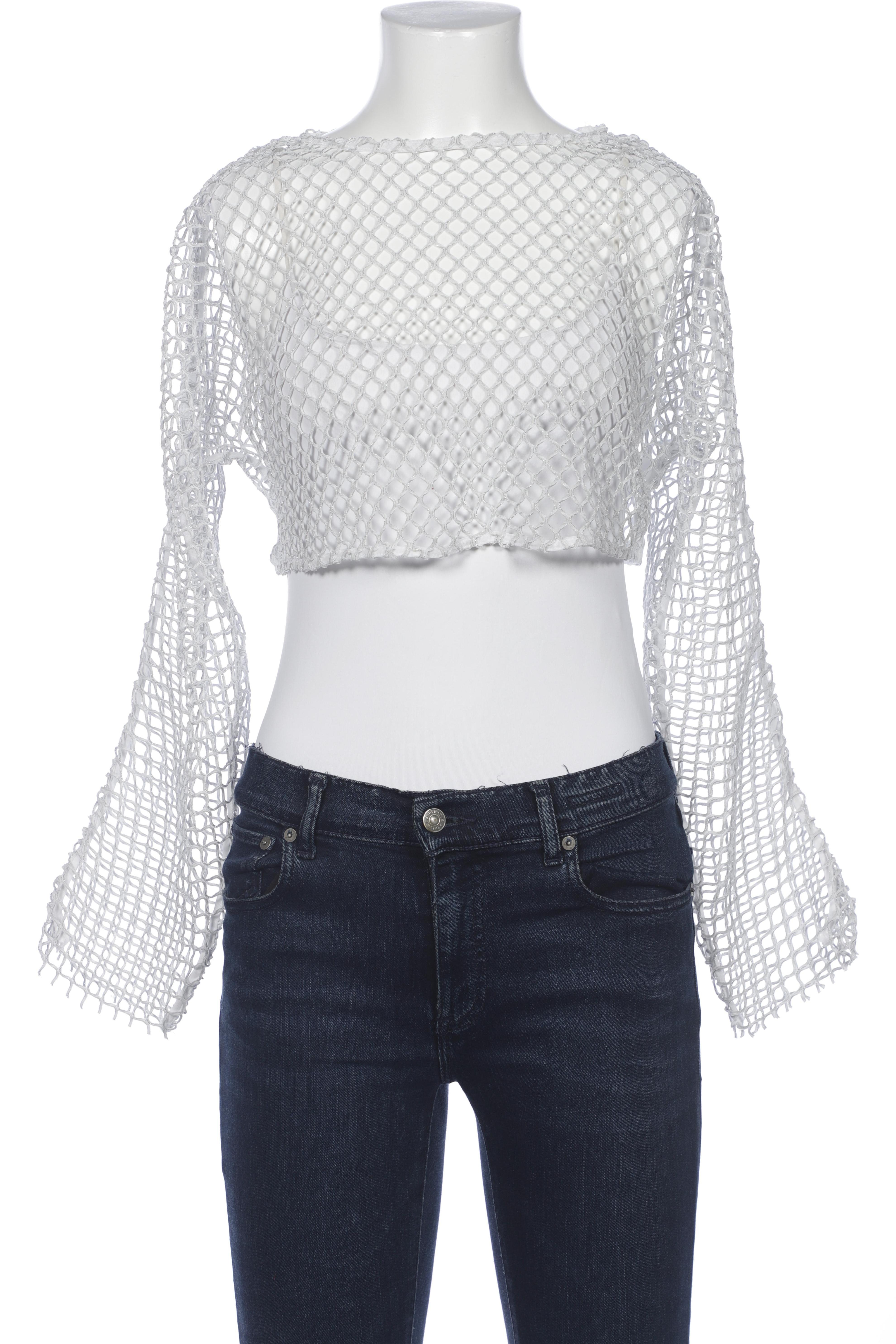 

Zara Damen Langarmshirt, weiß, Gr. 38