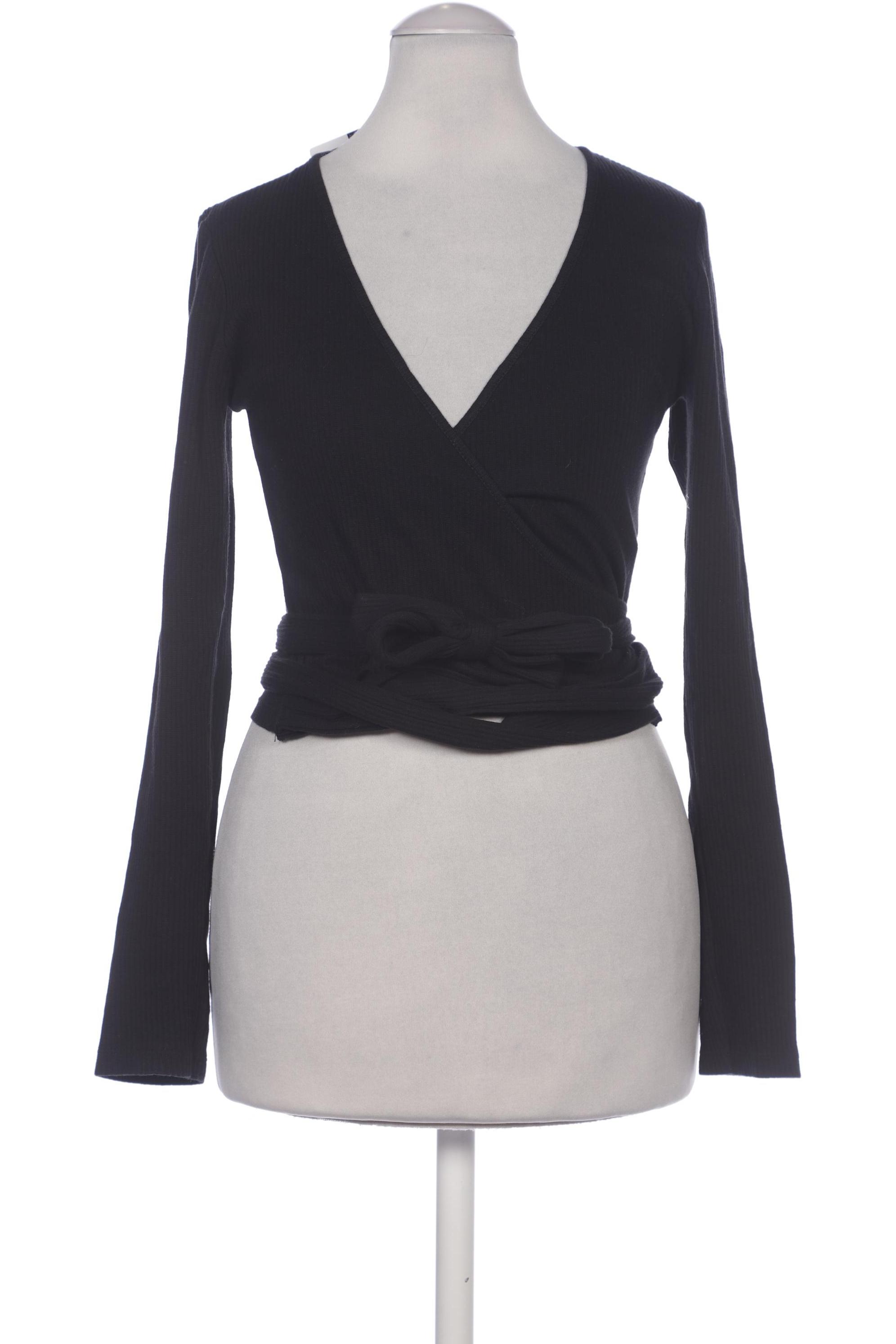 

Zara Damen Langarmshirt, schwarz, Gr. 36