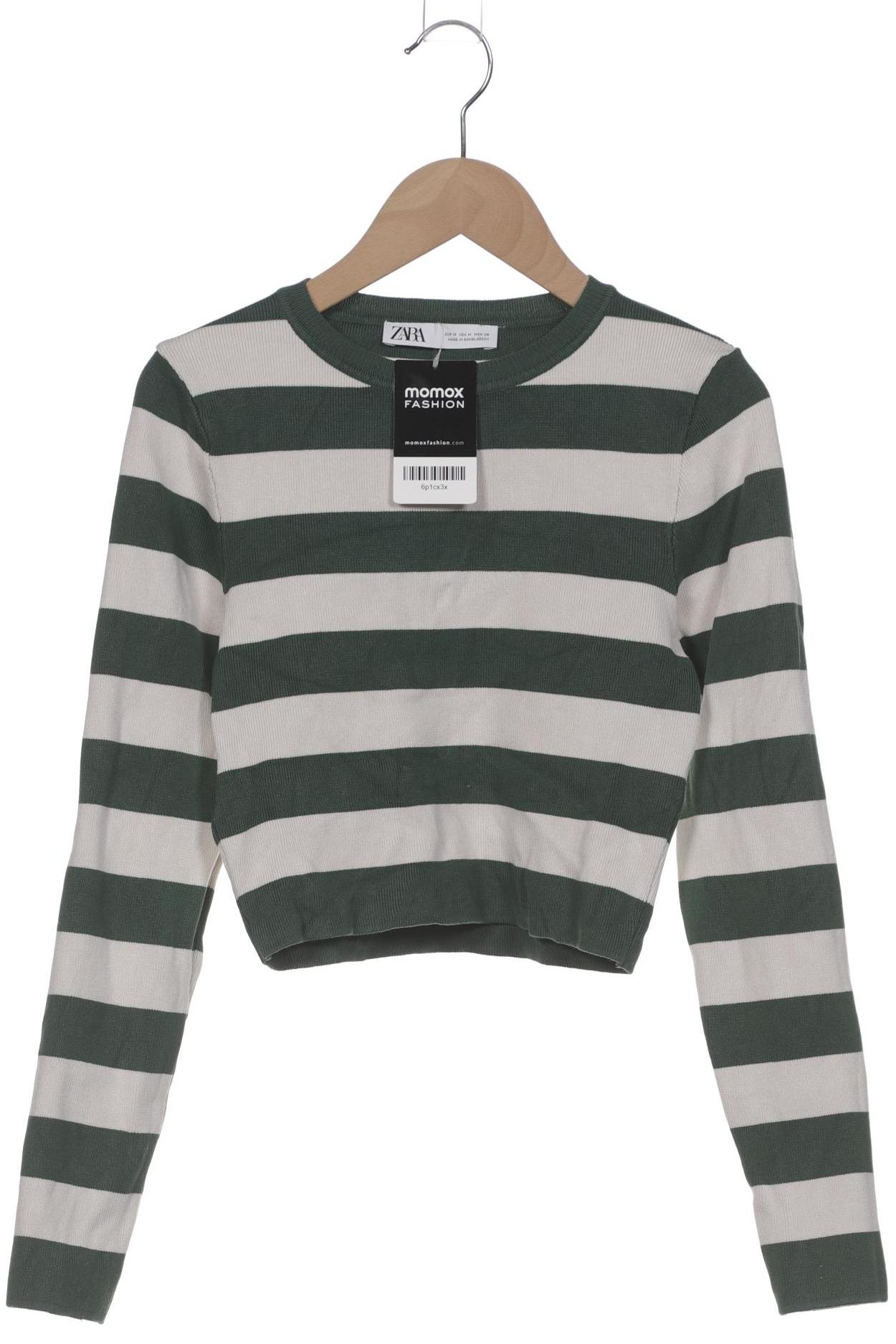 

Zara Damen Langarmshirt, grün, Gr. 38