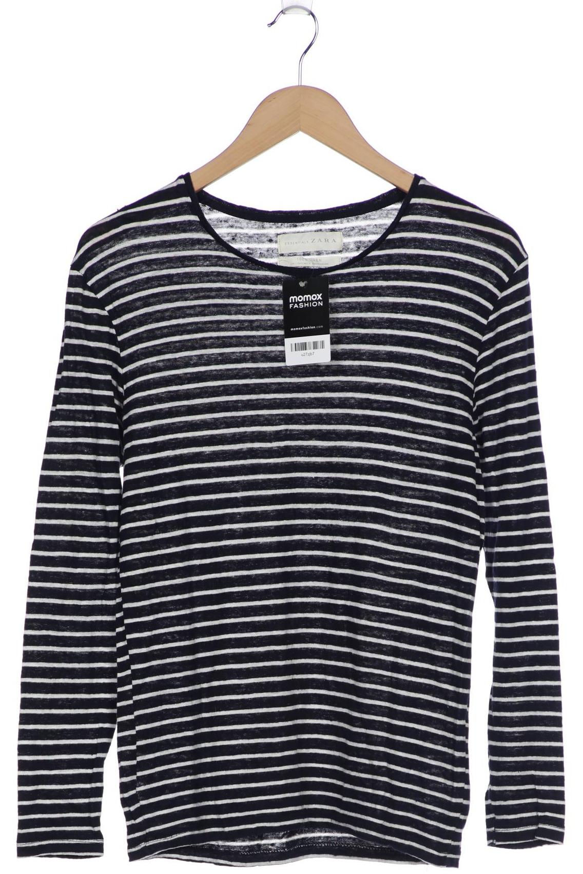 

ZARA Damen Langarmshirt, marineblau