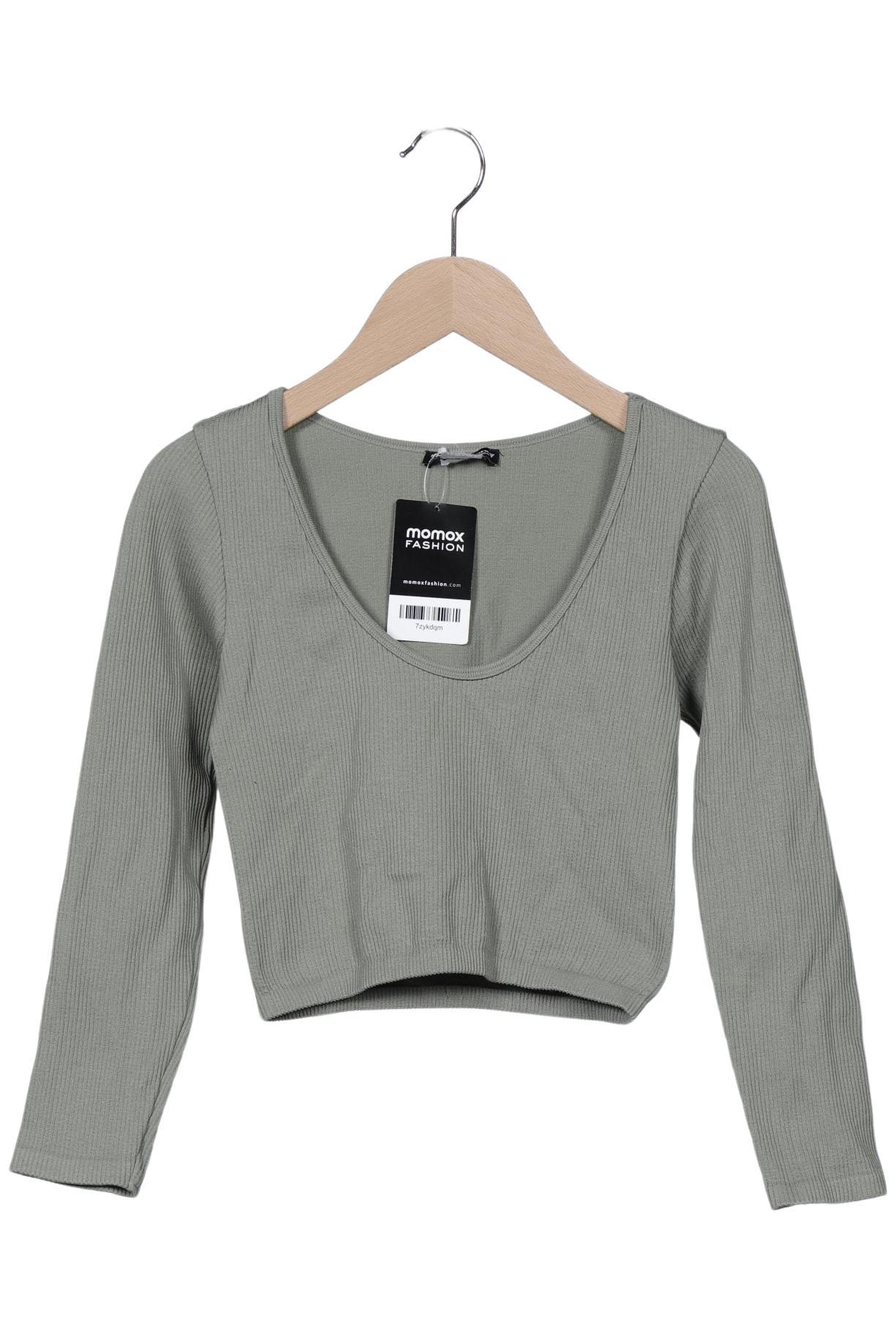 

Zara Damen Langarmshirt, grün, Gr. 38