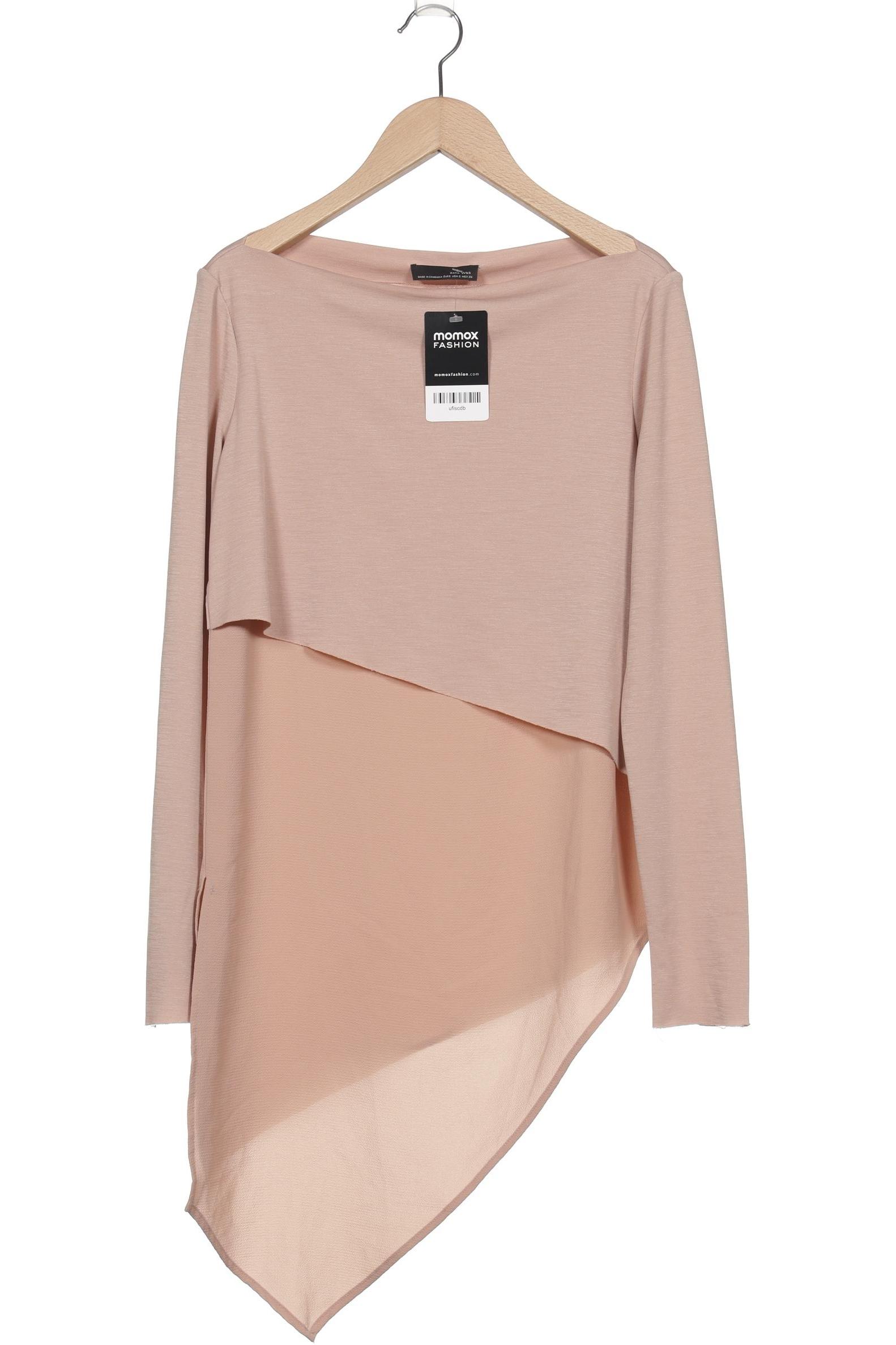 

Zara Damen Langarmshirt, beige, Gr. 36