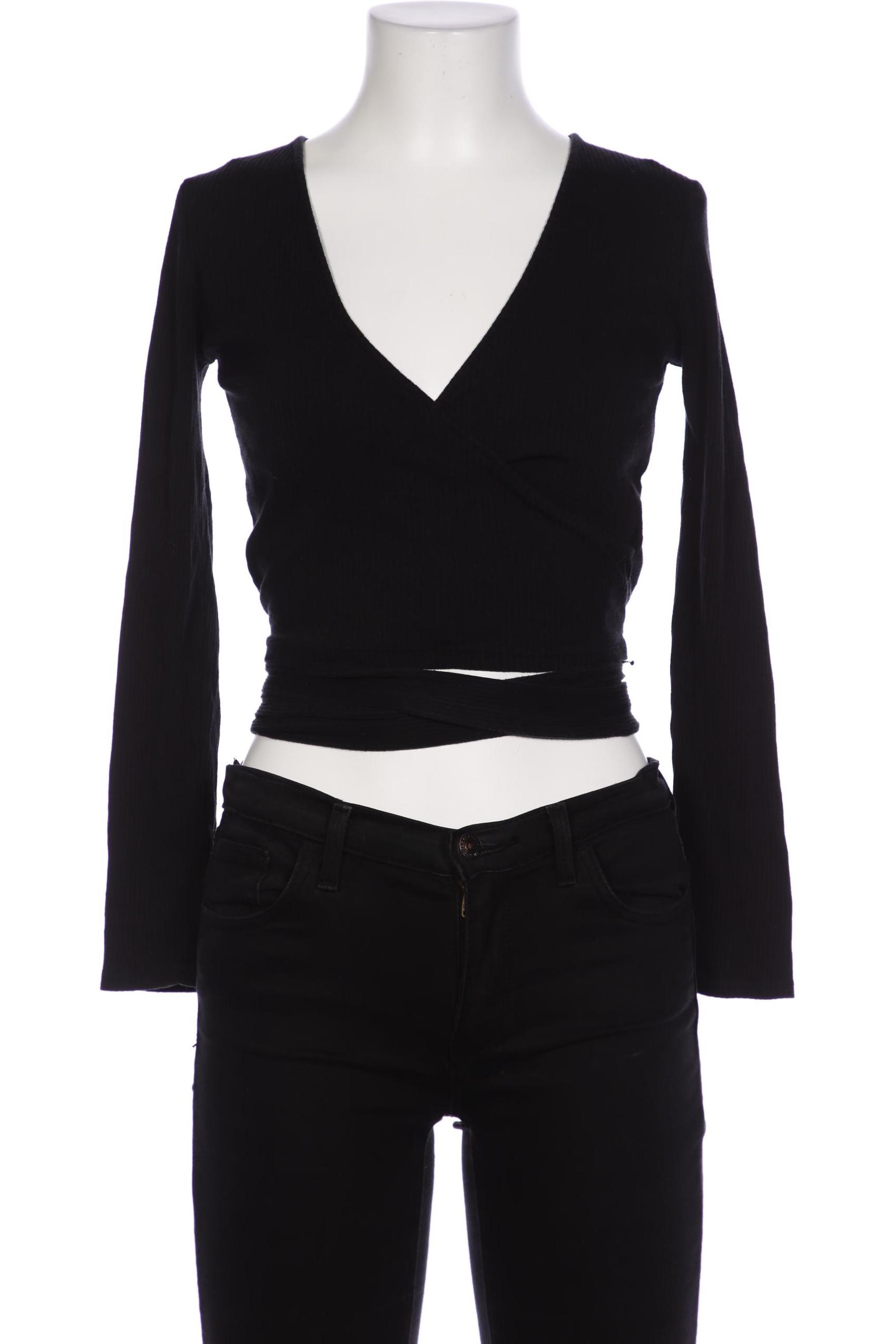 

Zara Damen Langarmshirt, schwarz, Gr. 36