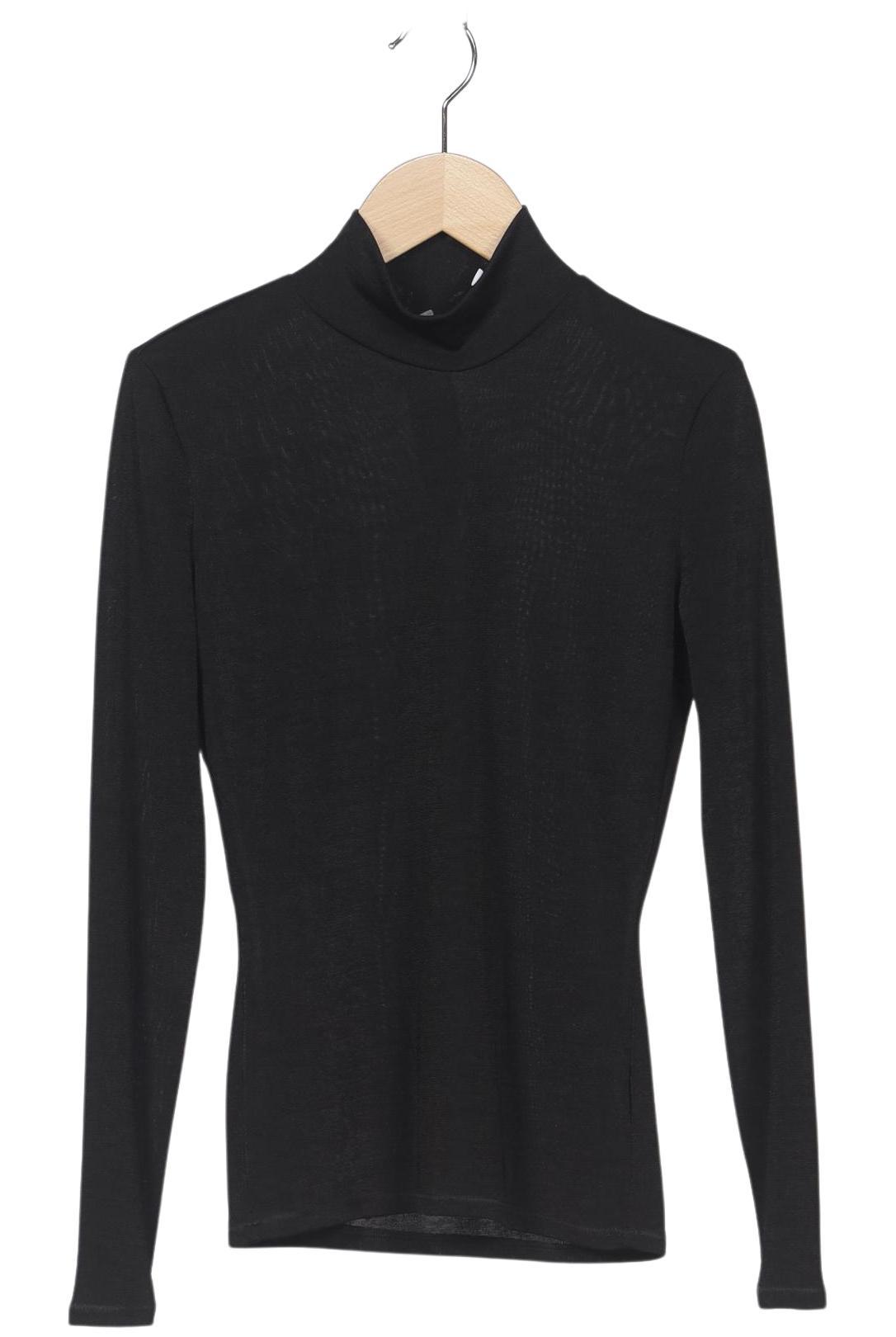 

Zara Damen Langarmshirt, schwarz, Gr. 36