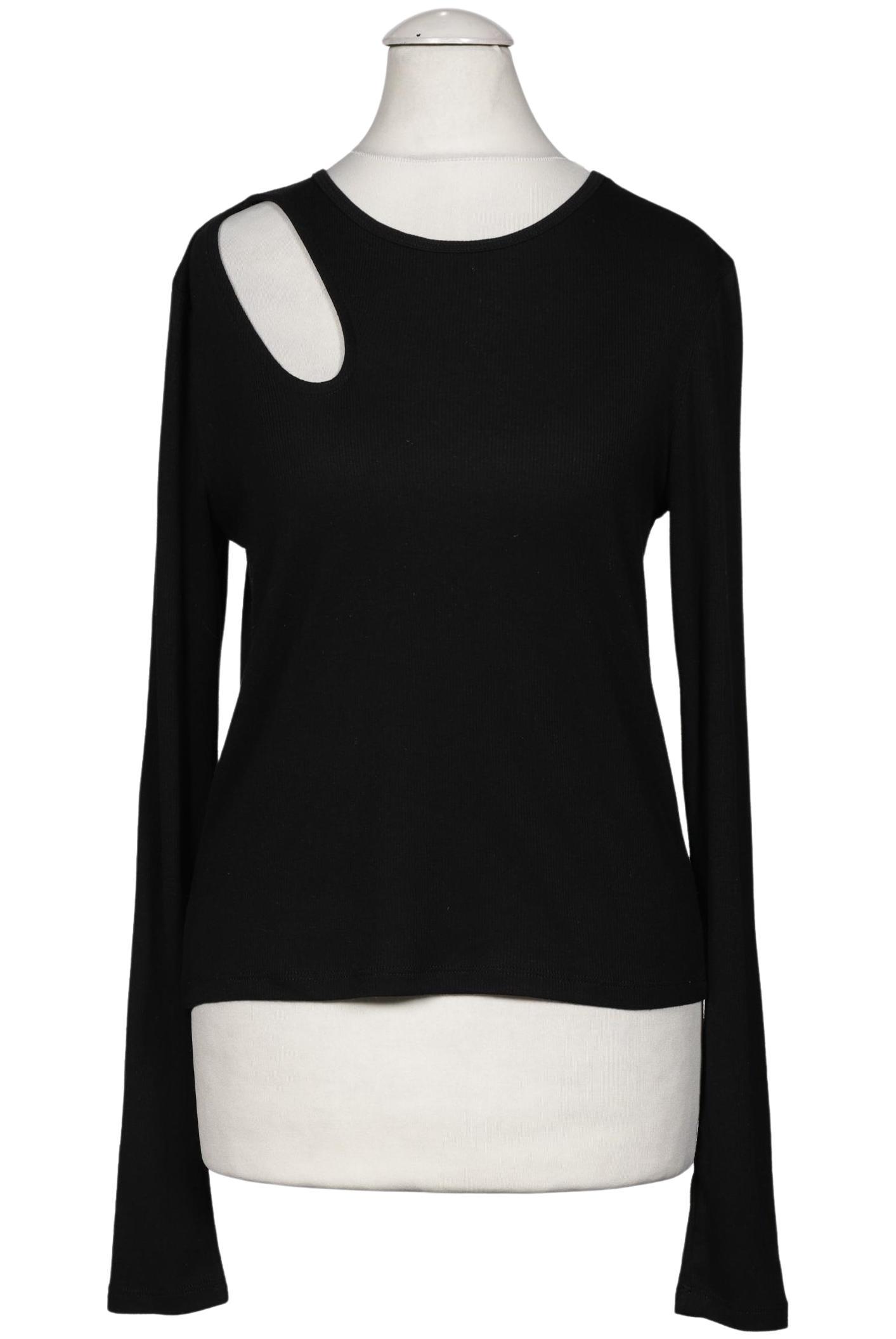 

Zara Damen Langarmshirt, schwarz, Gr. 38