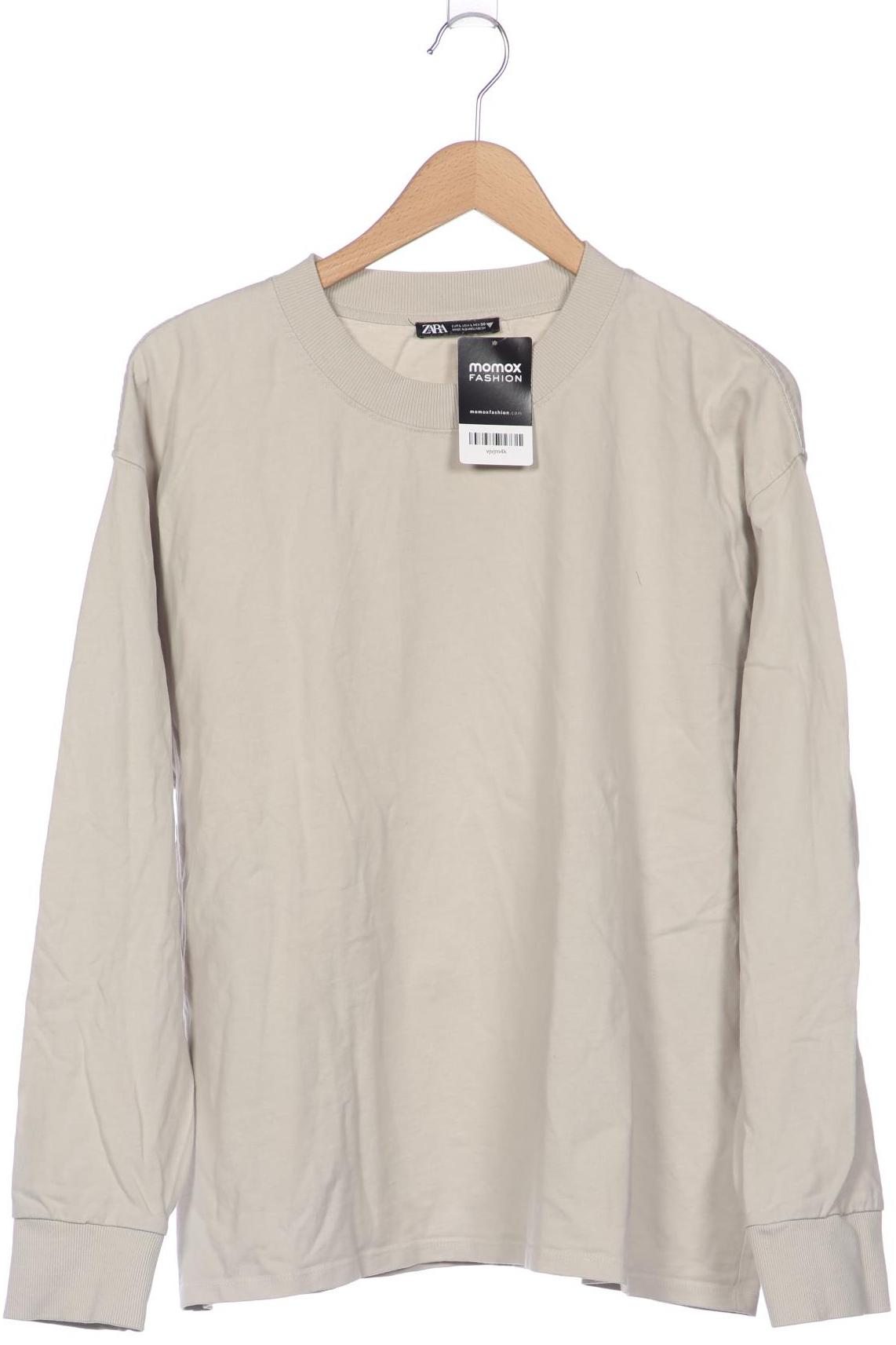 

Zara Damen Langarmshirt, cremeweiß, Gr. 42