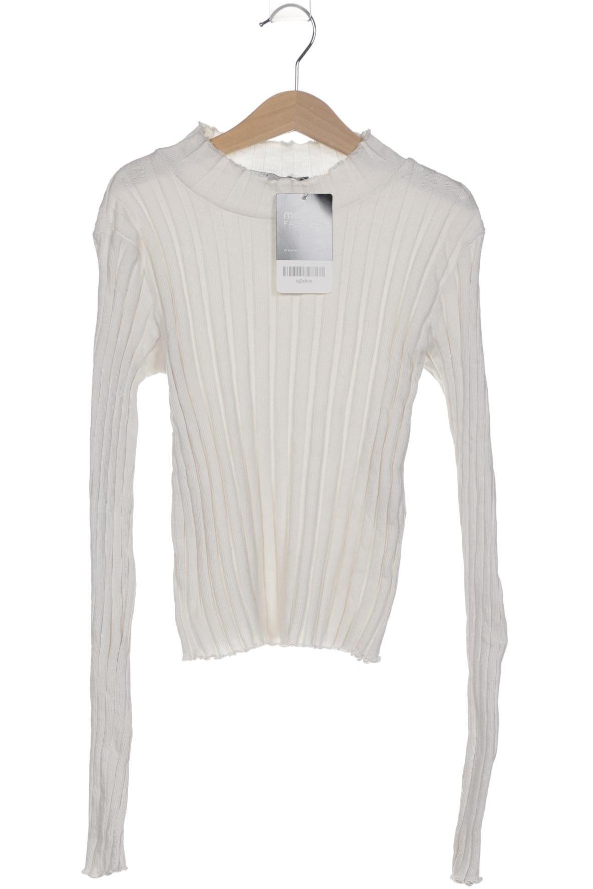 

Zara Damen Langarmshirt, weiß, Gr. 36