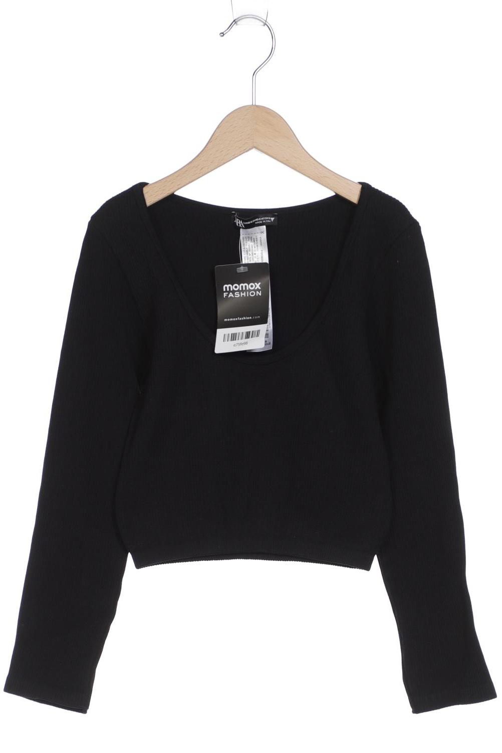 

ZARA Damen Langarmshirt, schwarz