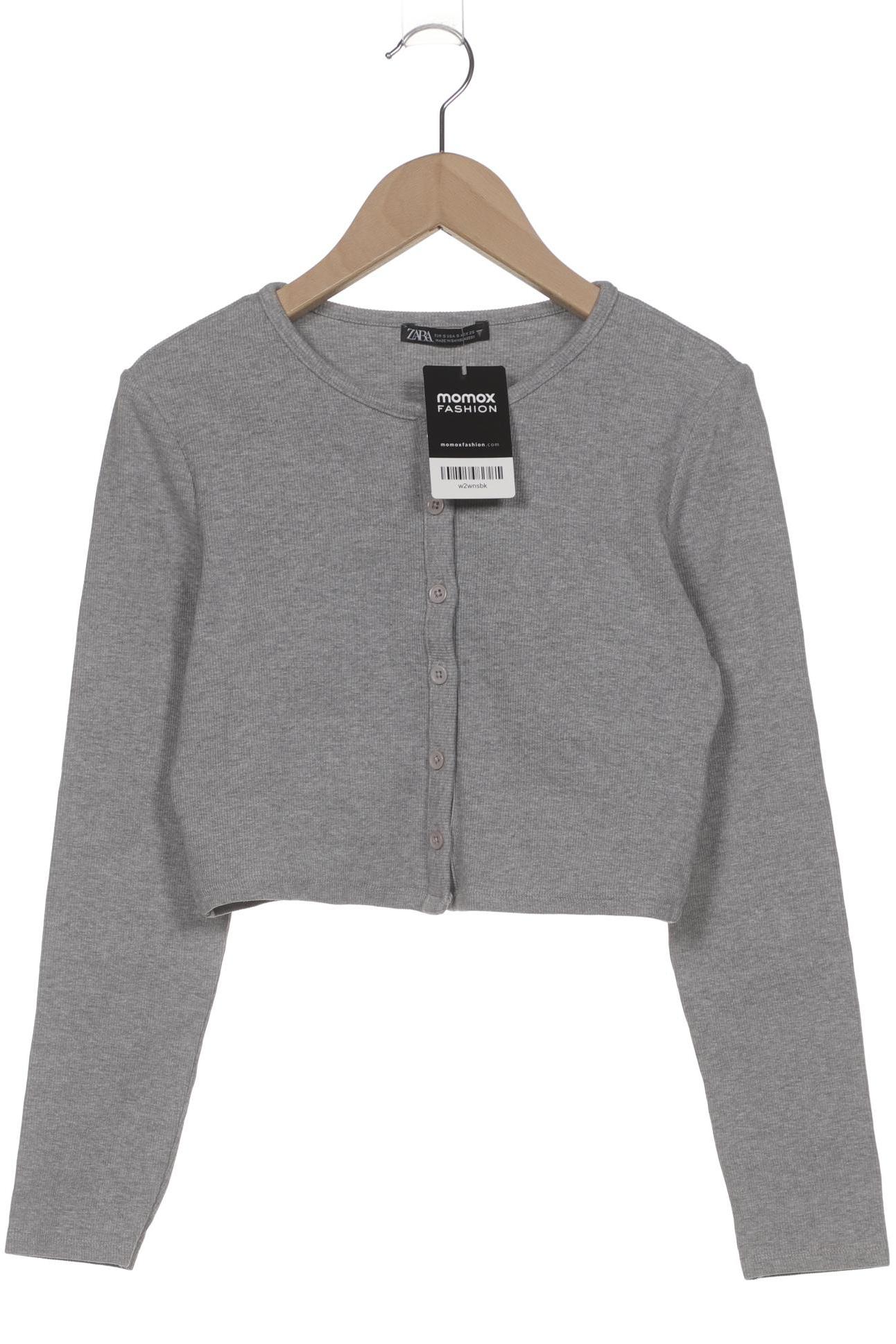 

Zara Damen Langarmshirt, grau, Gr. 36