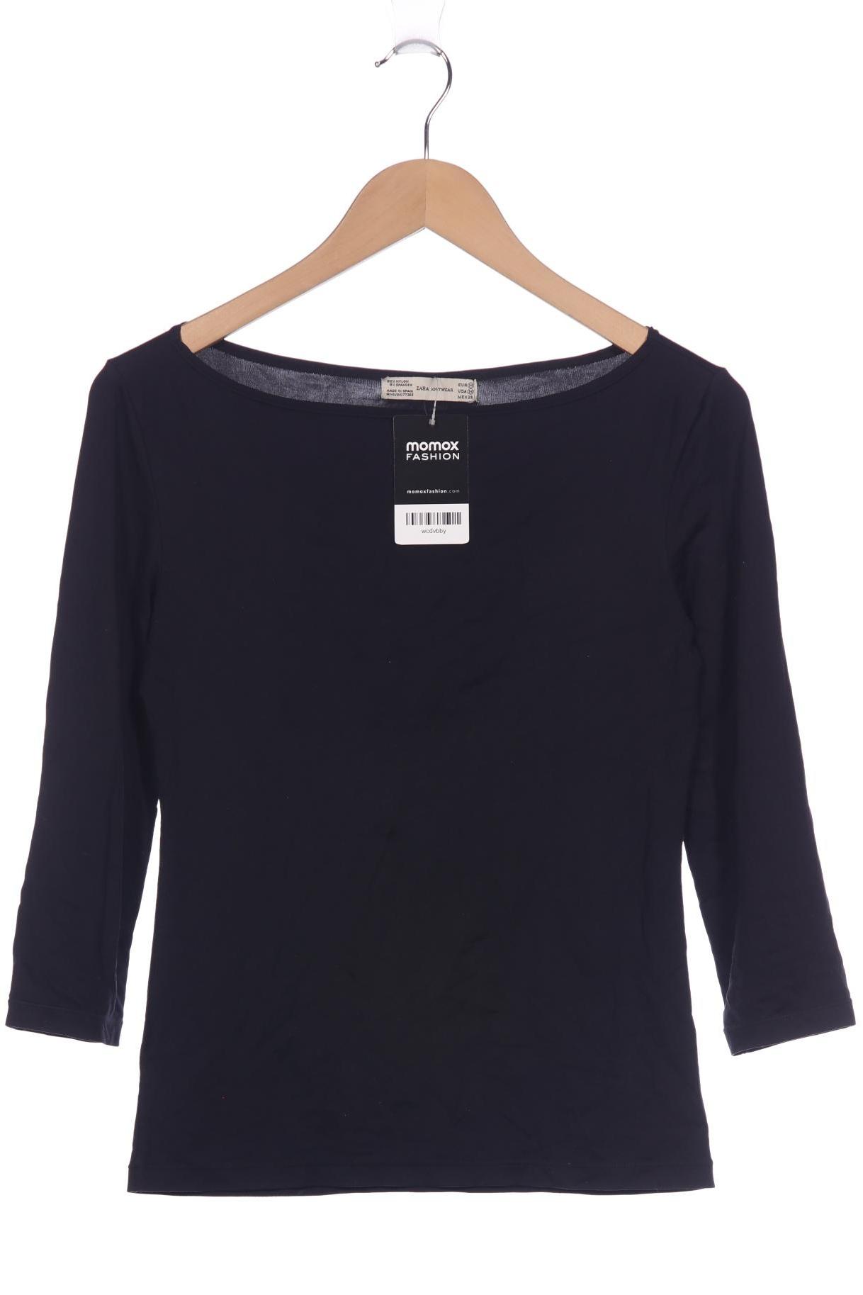 

Zara Damen Langarmshirt, schwarz, Gr. 38