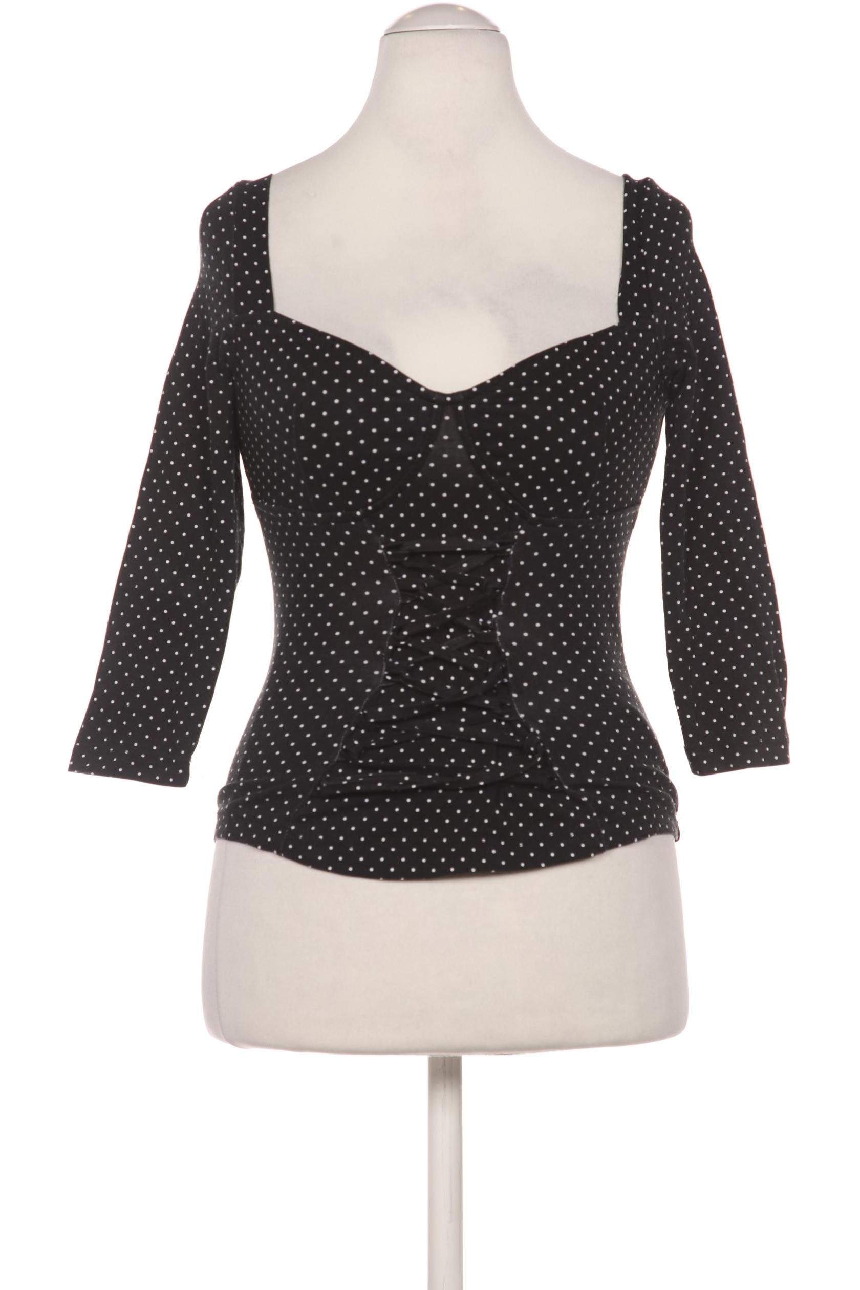 

Zara Damen Langarmshirt, schwarz, Gr. 36