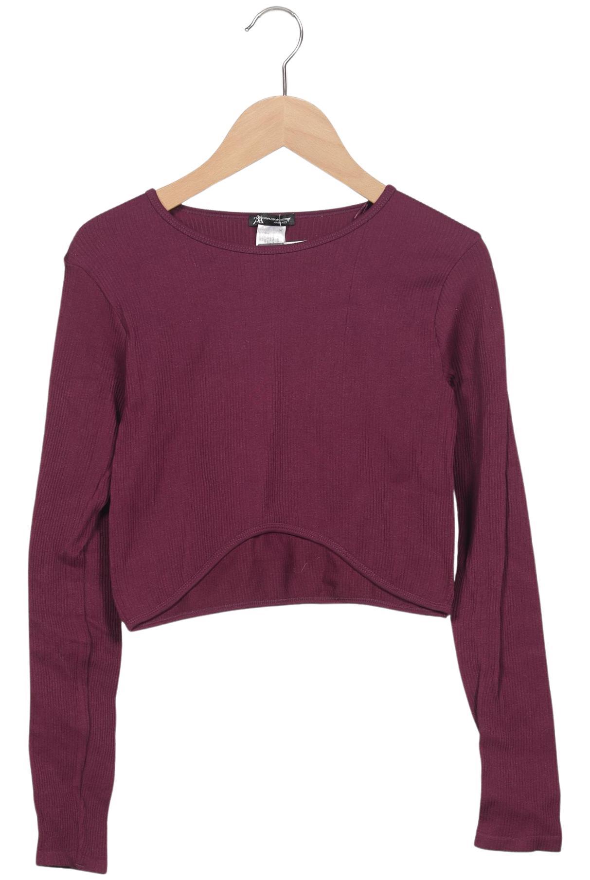 

Zara Damen Langarmshirt, bordeaux, Gr. 38