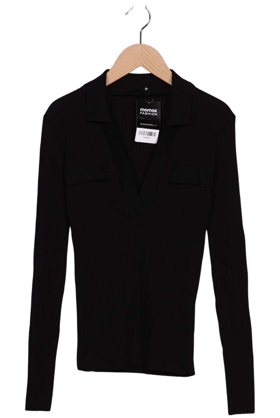 

Zara Damen Langarmshirt, schwarz, Gr. 38