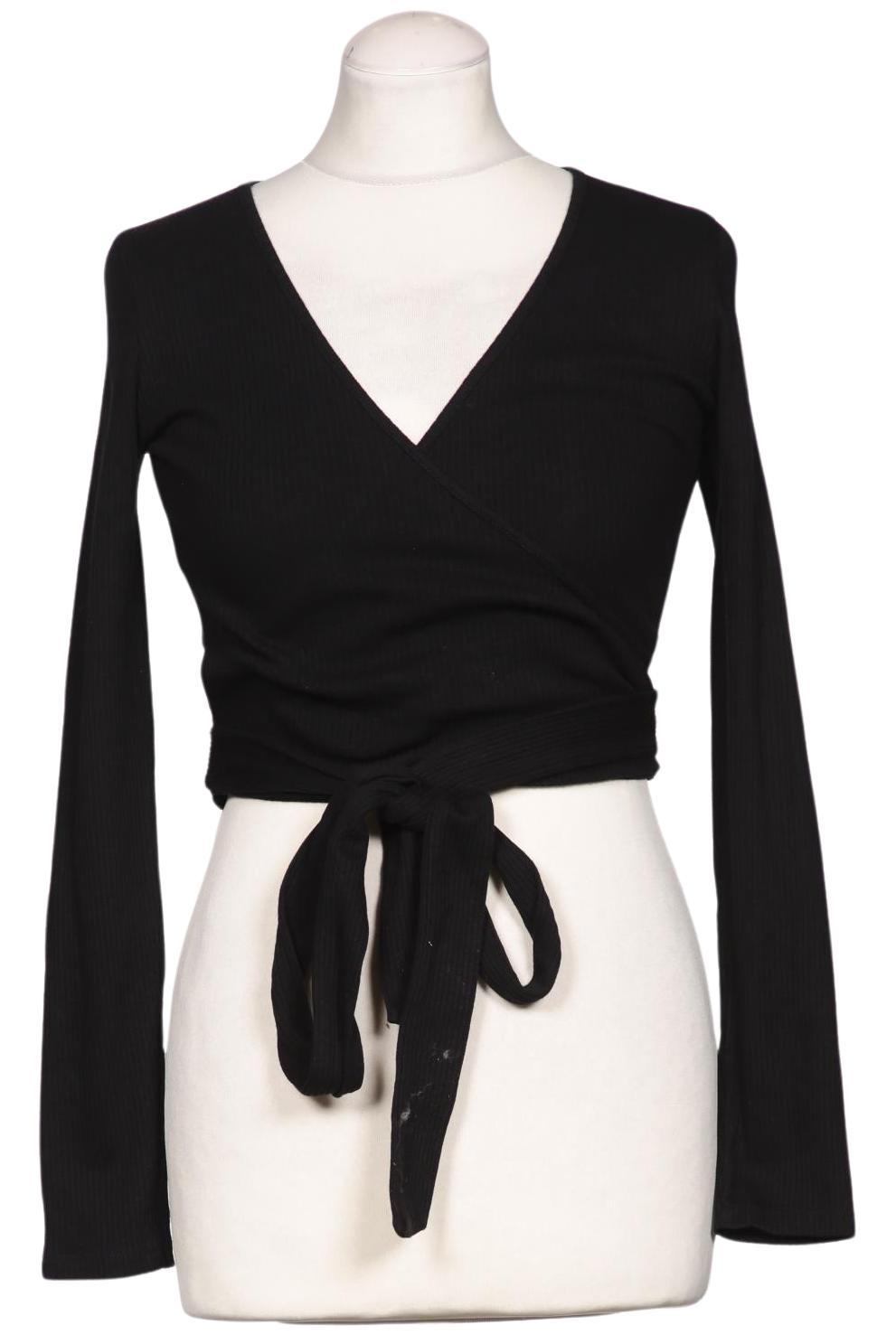 

Zara Damen Langarmshirt, schwarz, Gr. 38