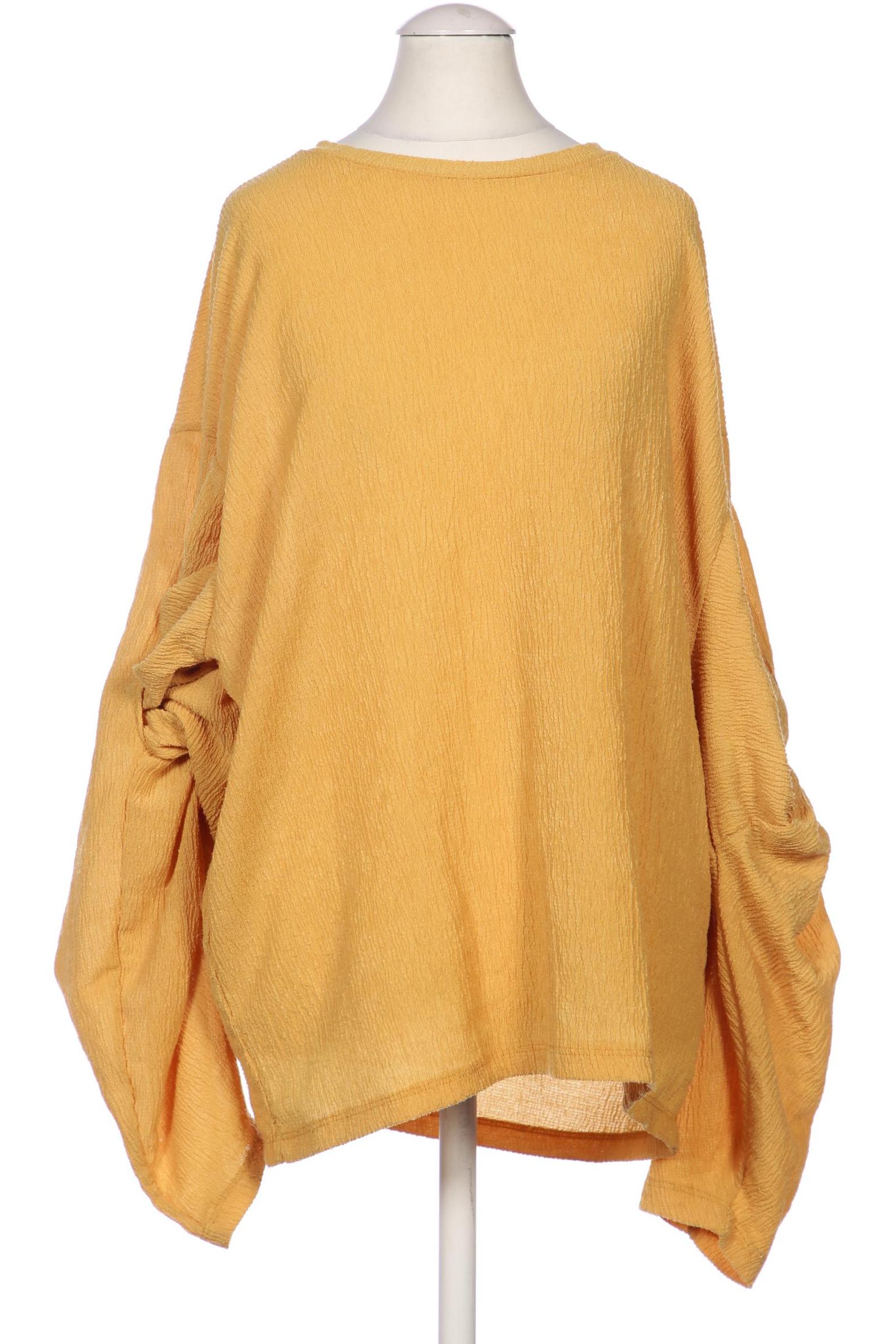 

Zara Damen Langarmshirt, gelb, Gr. 36