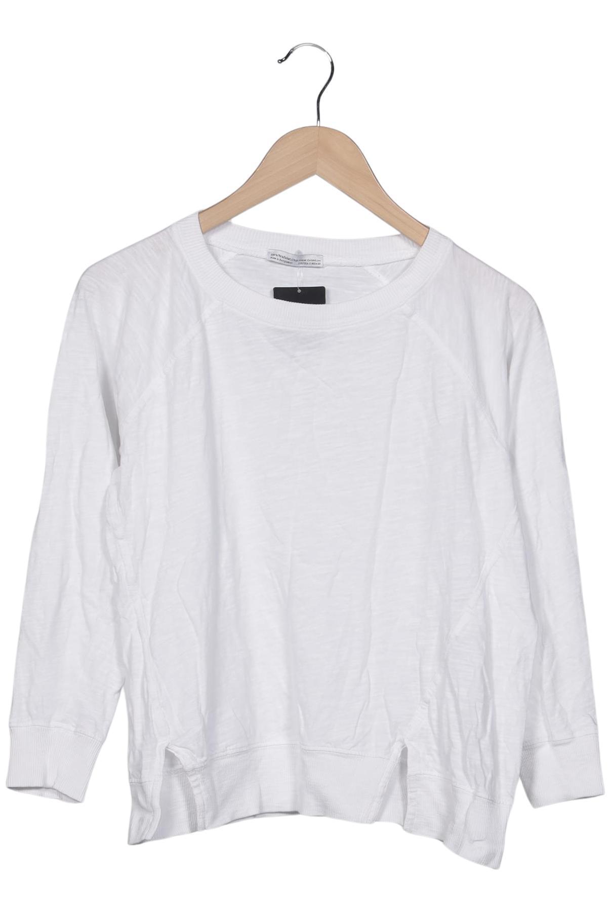 

Zara Damen Langarmshirt, weiß, Gr. 36