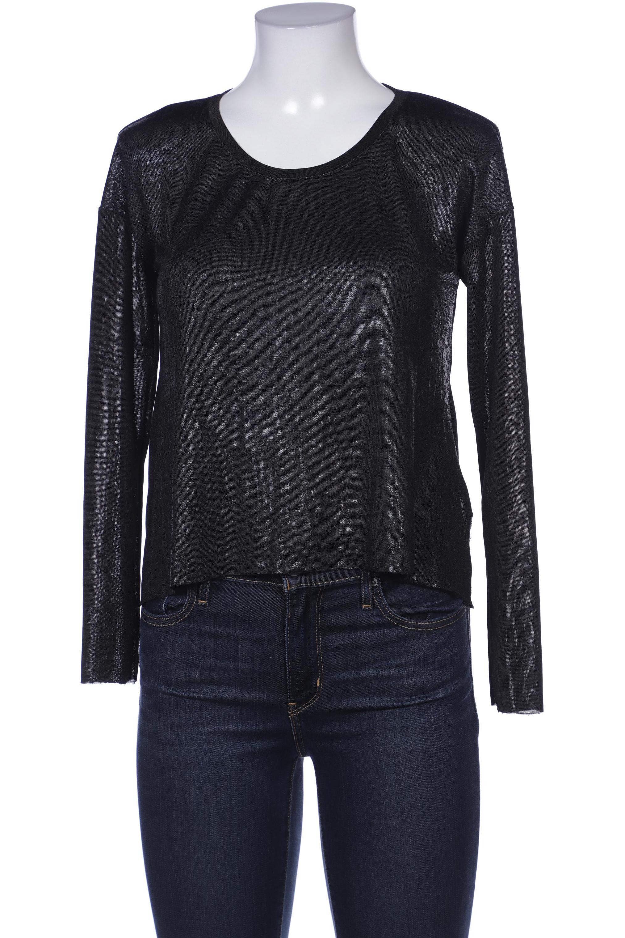

Zara Damen Langarmshirt, schwarz, Gr. 36