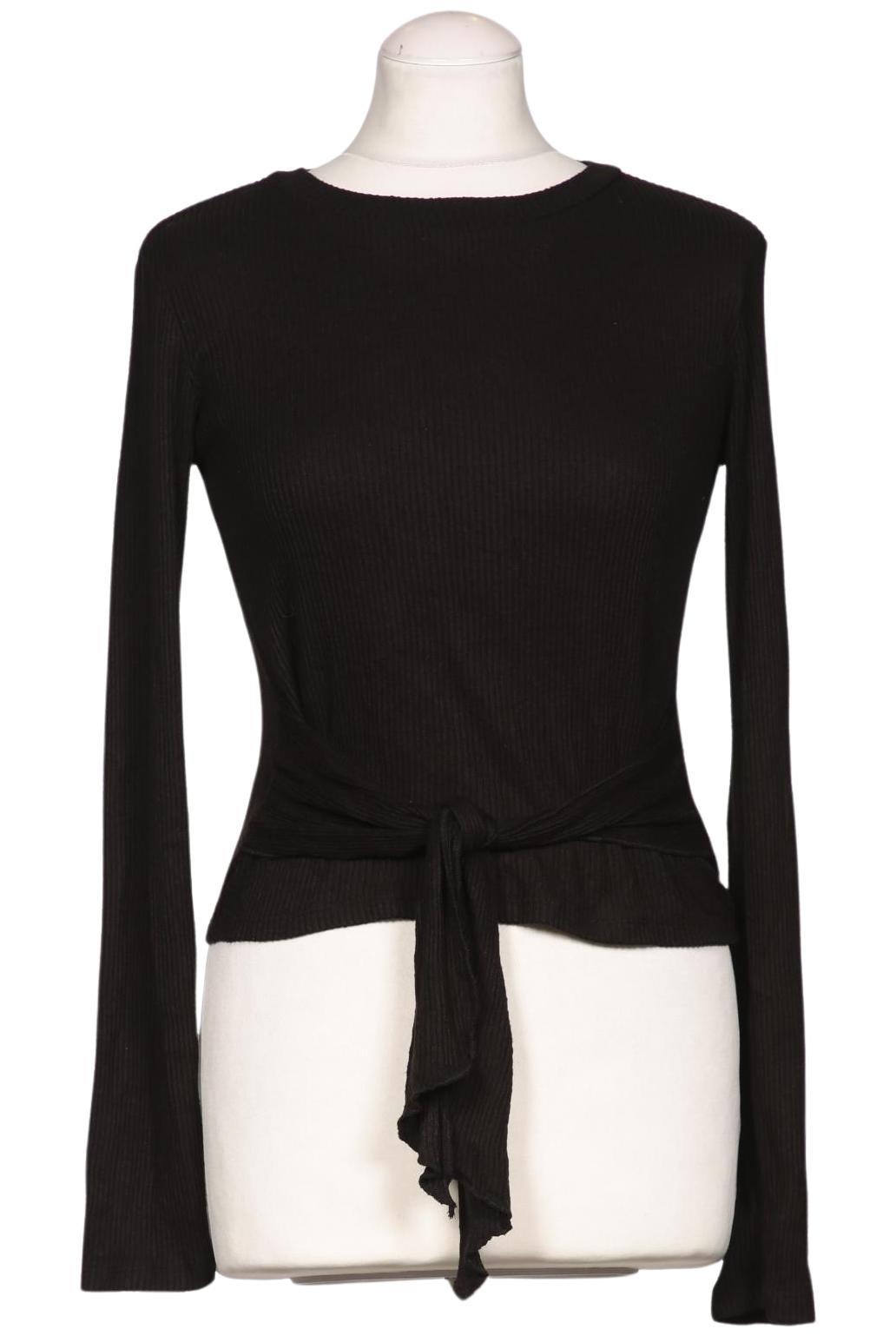 

Zara Damen Langarmshirt, schwarz, Gr. 38