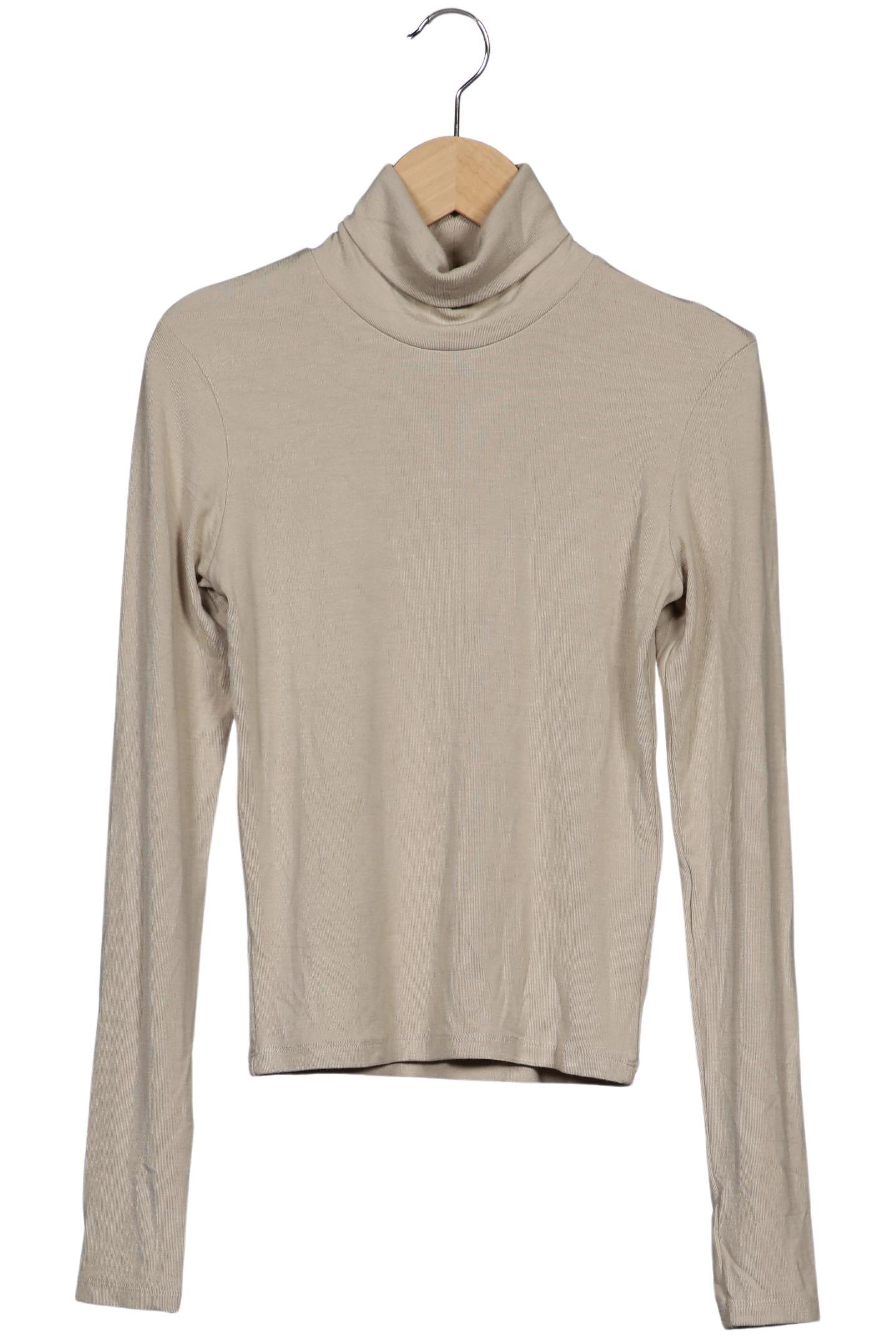 

Zara Damen Langarmshirt, beige, Gr. 36
