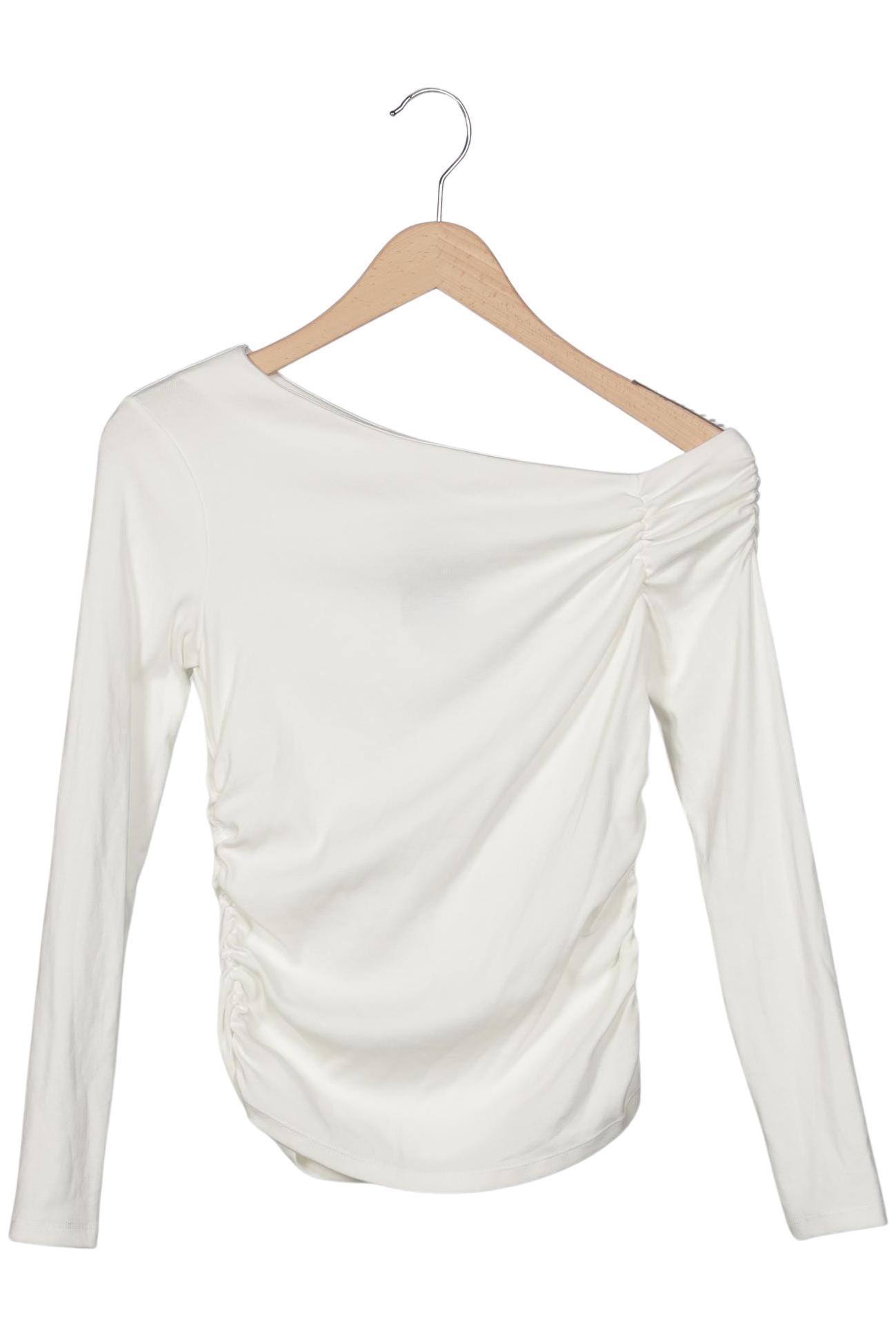 

Zara Damen Langarmshirt, weiß, Gr. 38