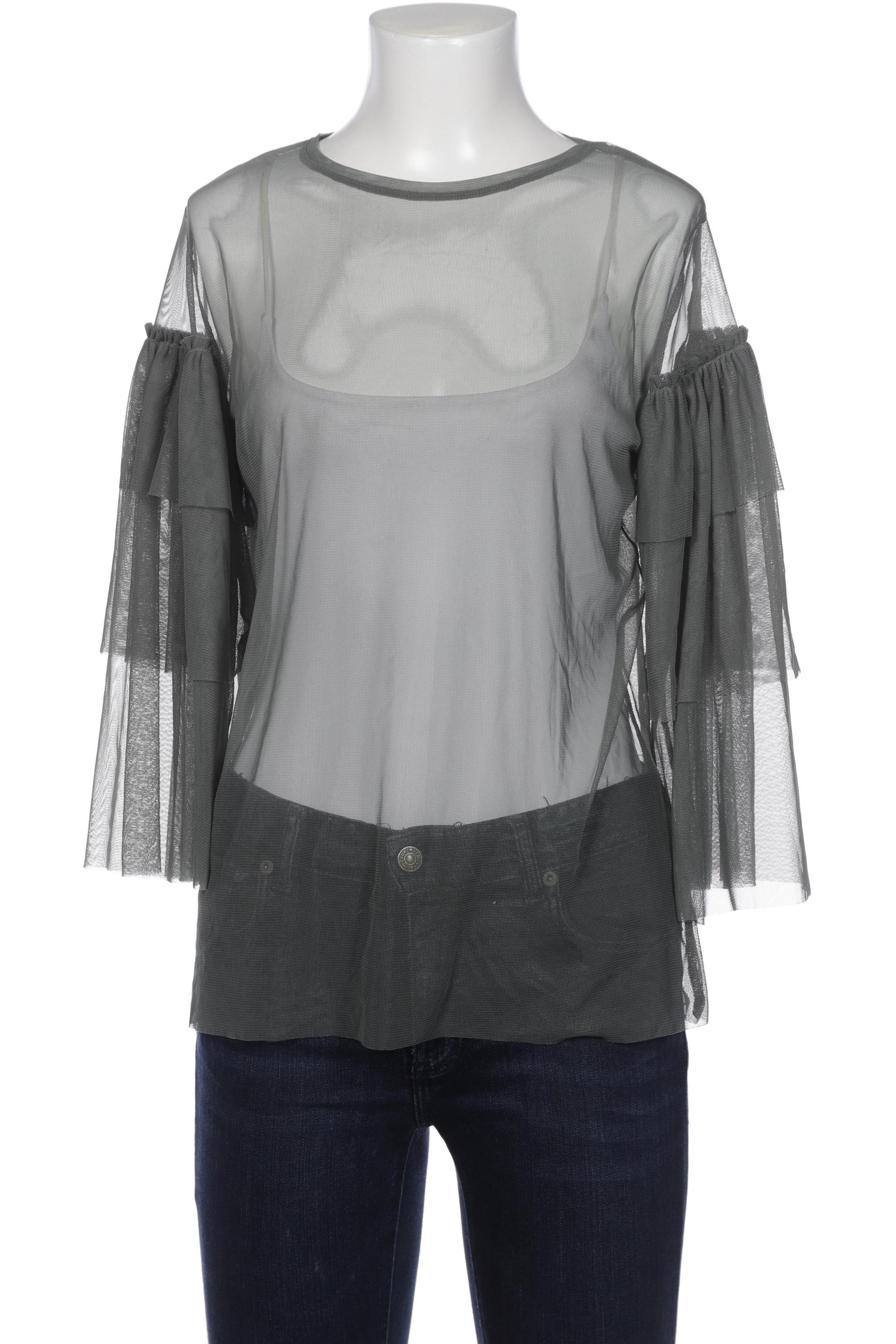 

Zara Damen Langarmshirt, grün, Gr. 38