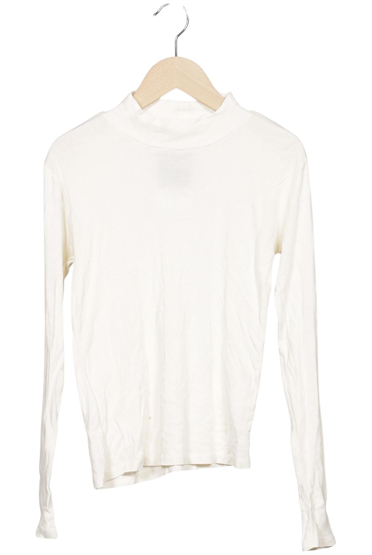 

Zara Damen Langarmshirt, cremeweiß, Gr. 42